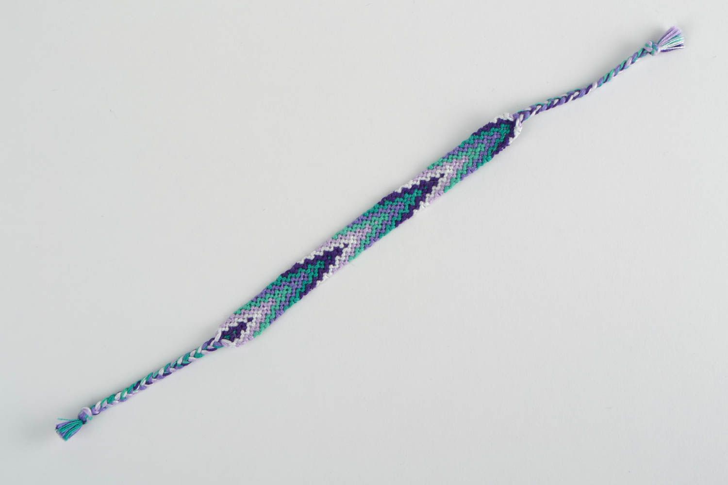 Beautiful macrame woven friendship bracelet handmade adjustable size photo 5