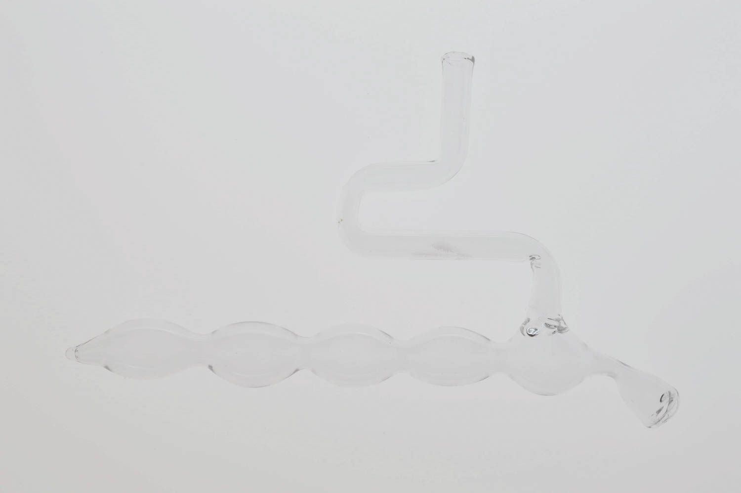 Pipa de vidrio hecha a mano utensilio para fumar regalo original para fumadores foto 5