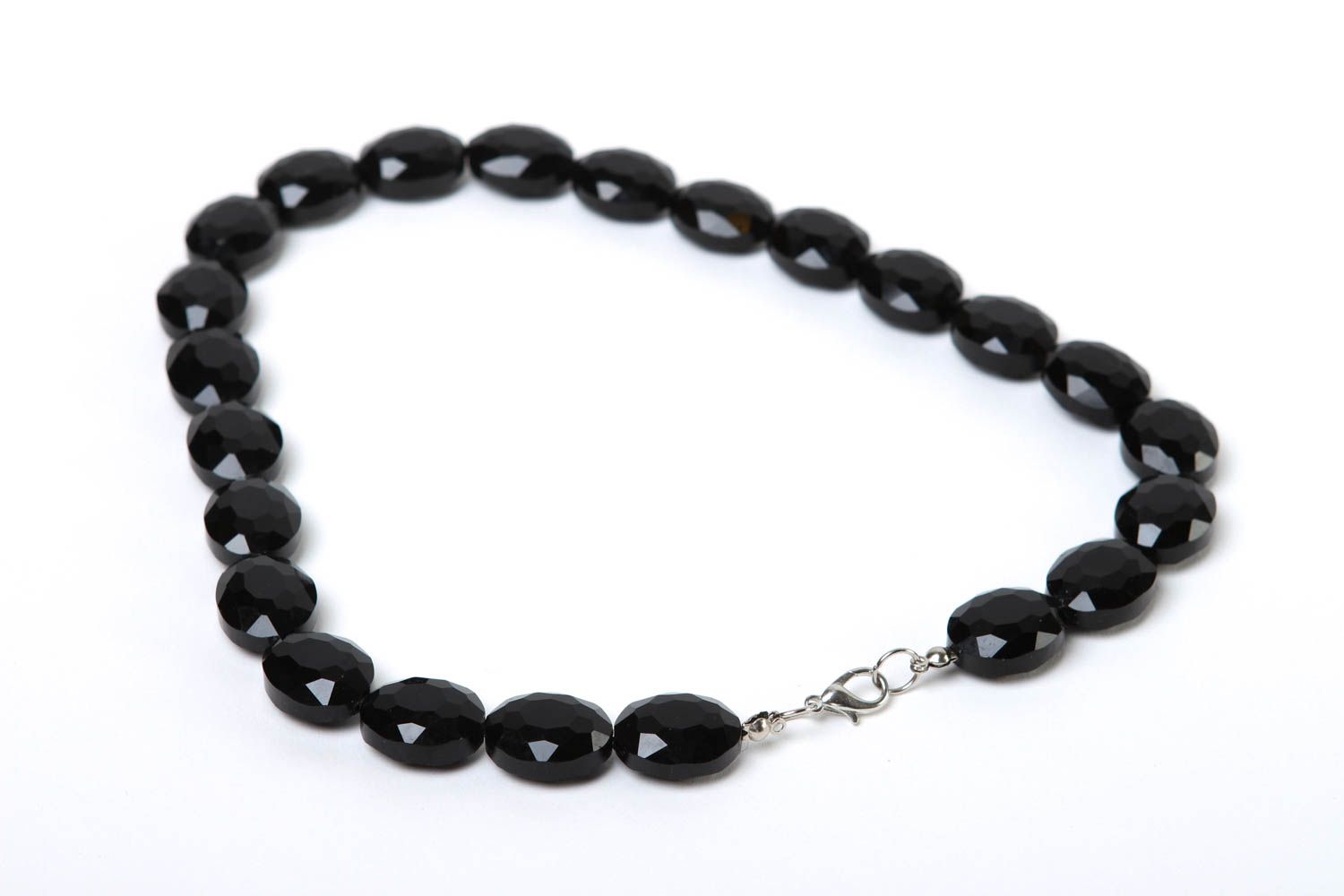 Halskette für Frauen handgemacht Damen Accessoire effektvoll Perlen Schmuck foto 4