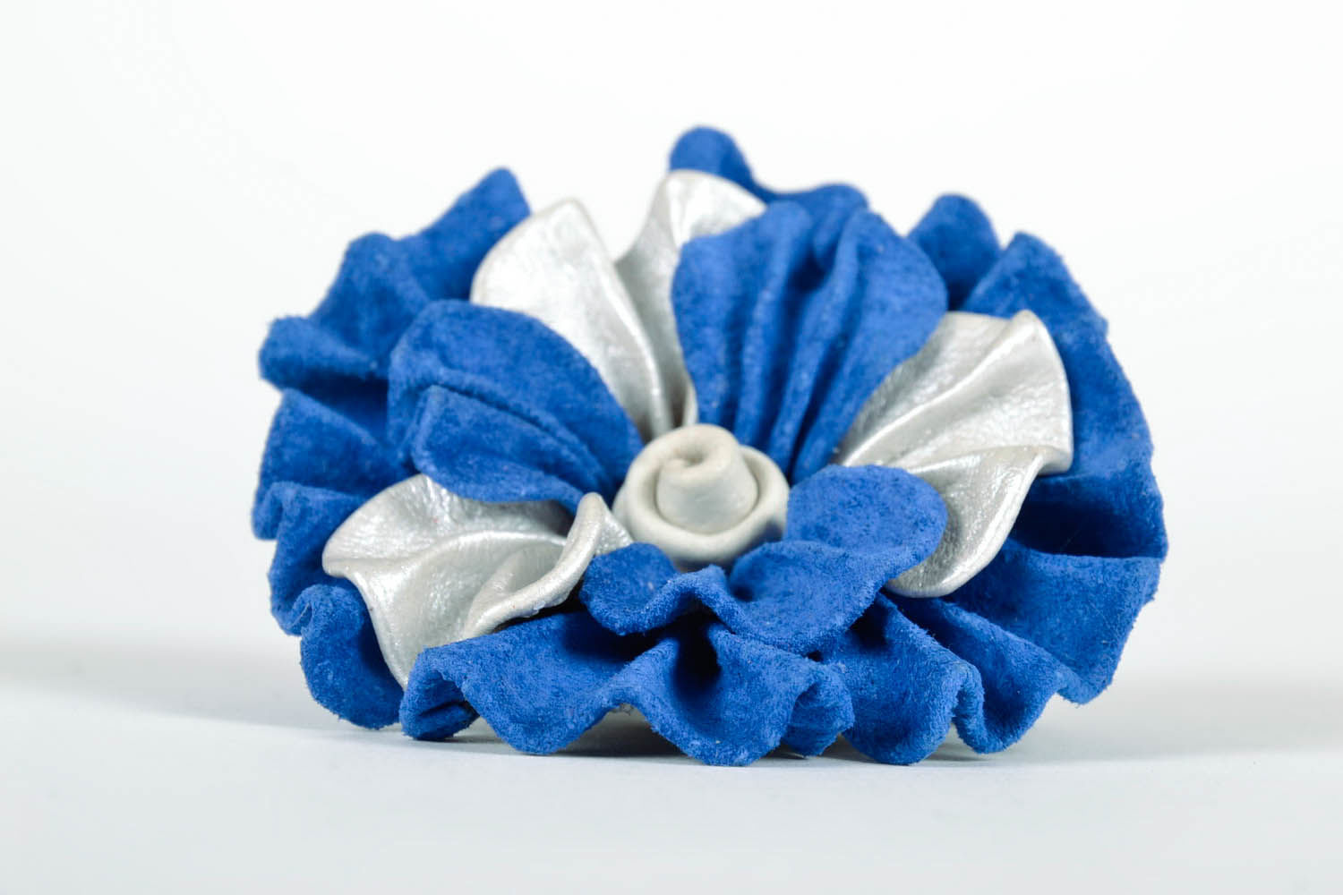 Scrunchy made of genuine leather photo 3