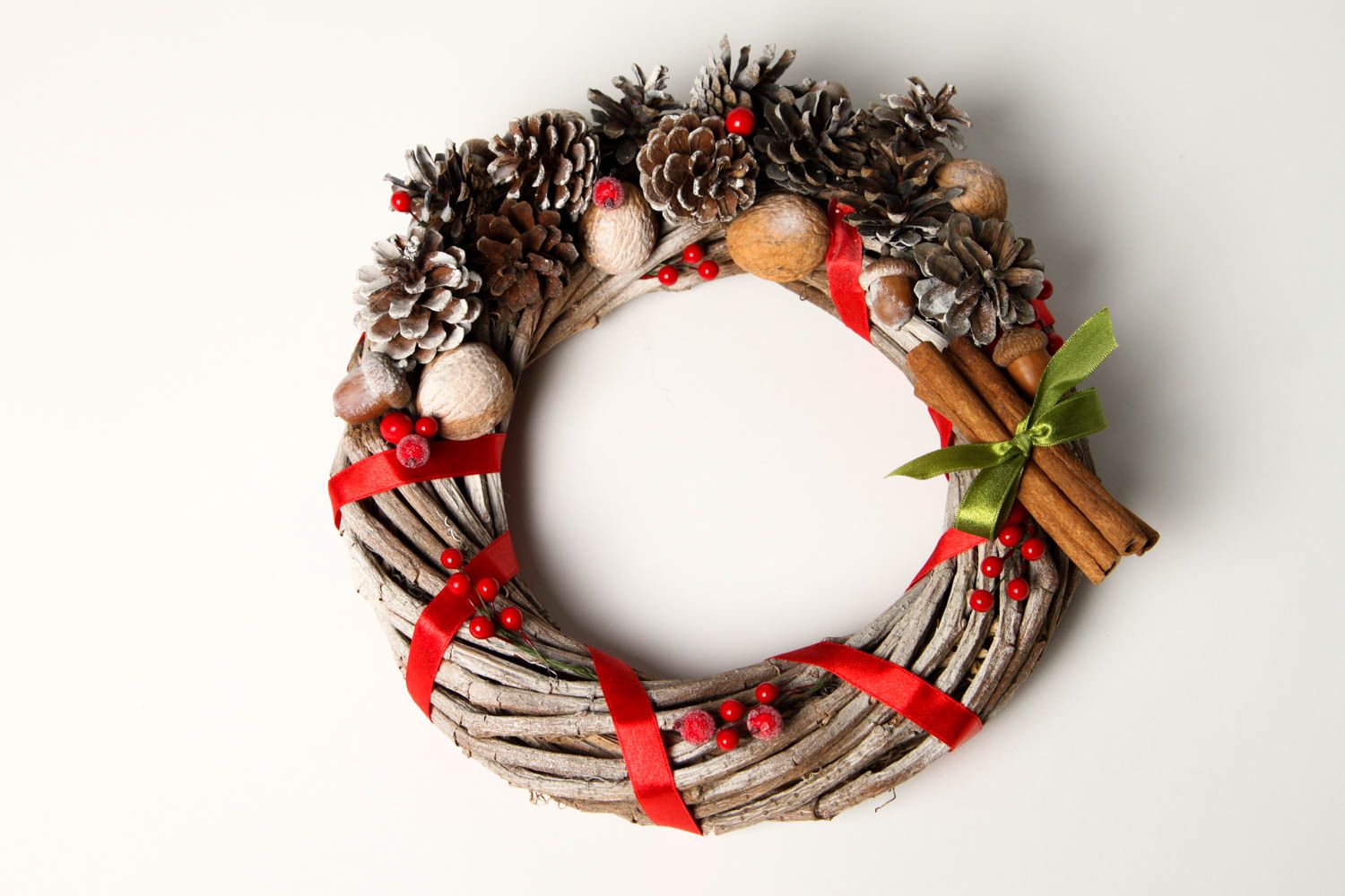 Christmas lovely wreath handmade cute door decor designer home accessories photo 3