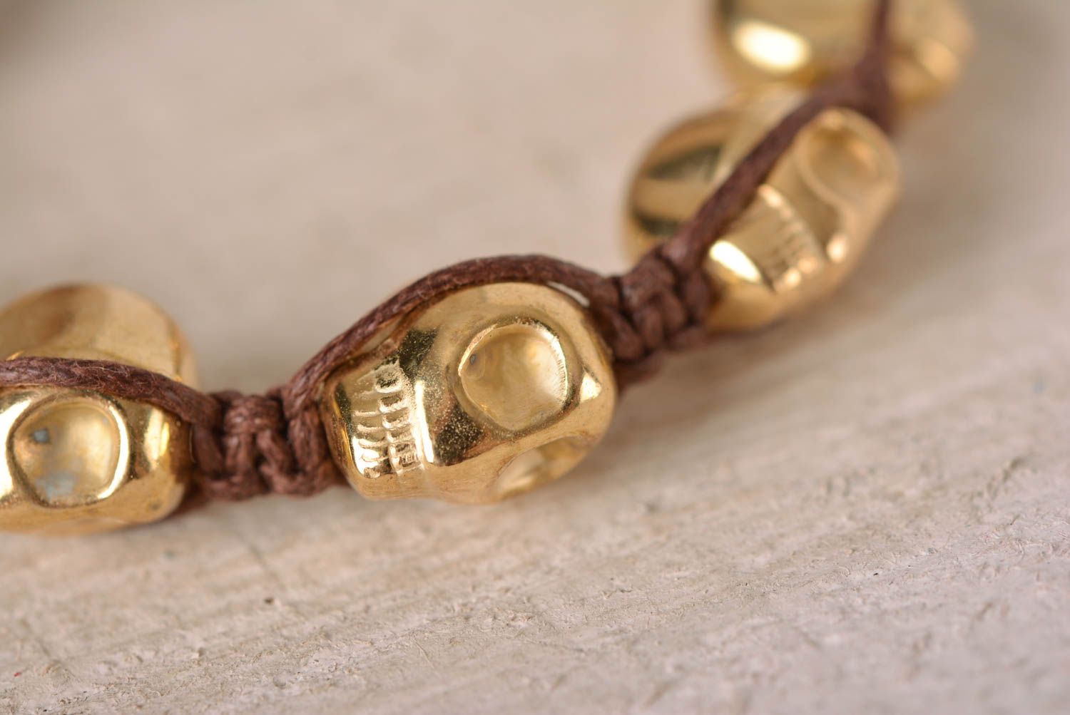 Womens handmade wrist bracelet woven cord bracelet accessories for girls photo 2