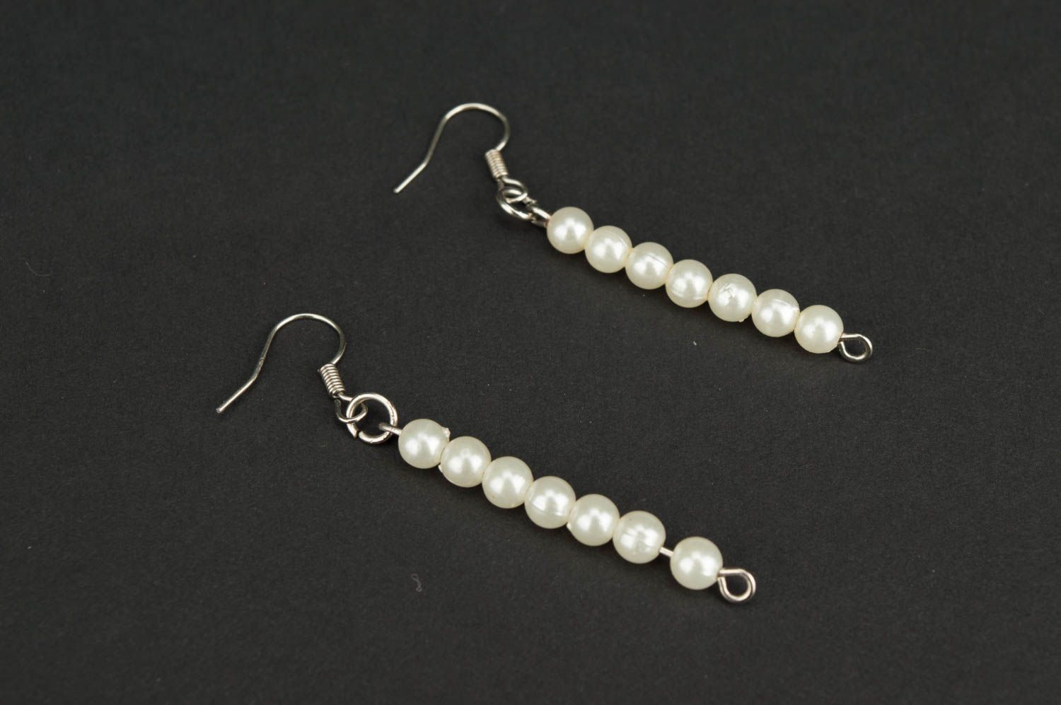 Handmade earrings beaded jewelry designer accessories gift ideas for women photo 2