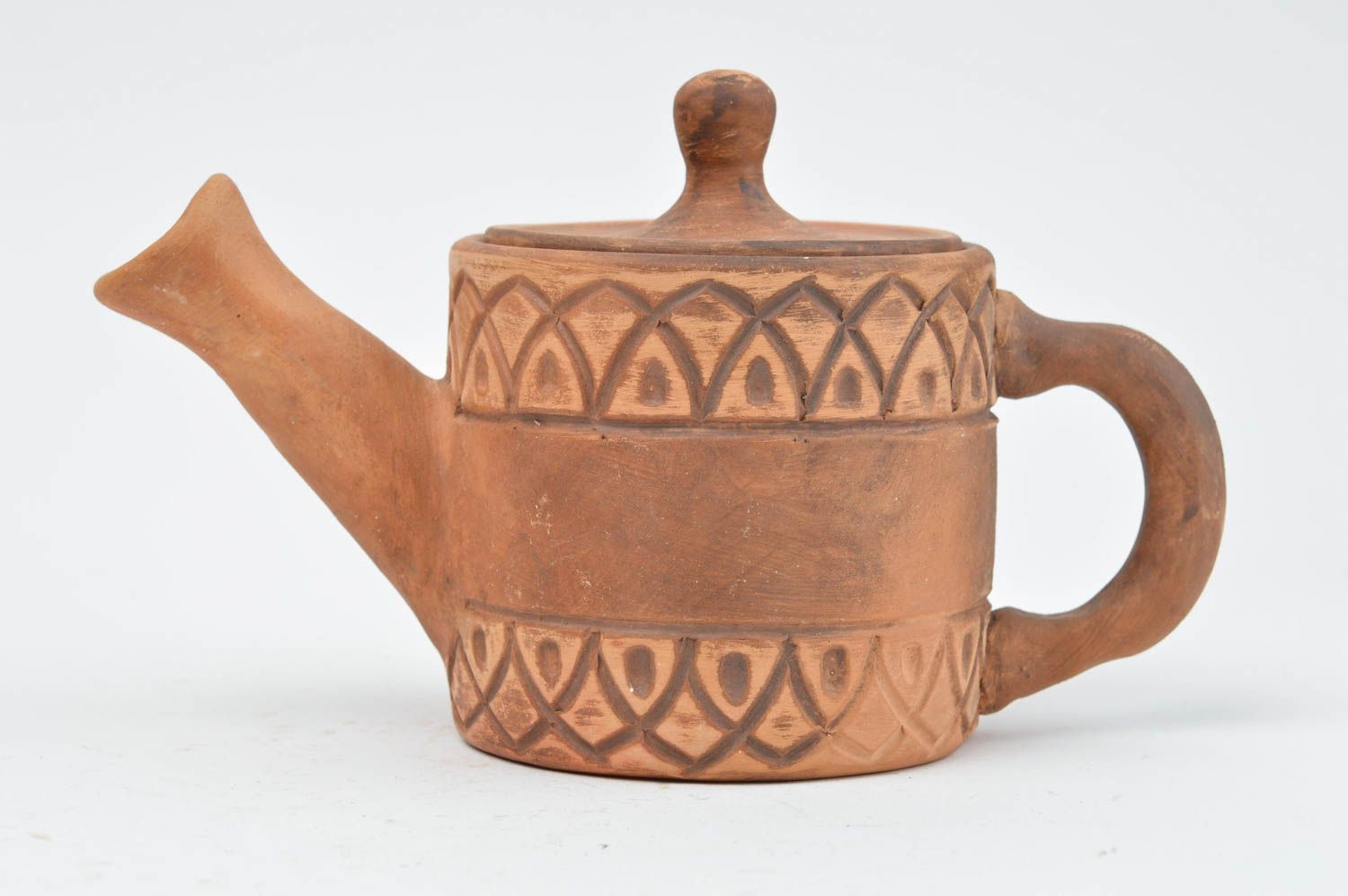 Tetera de cerámica artesanal ecológica vajilla de barro regalo original foto 2