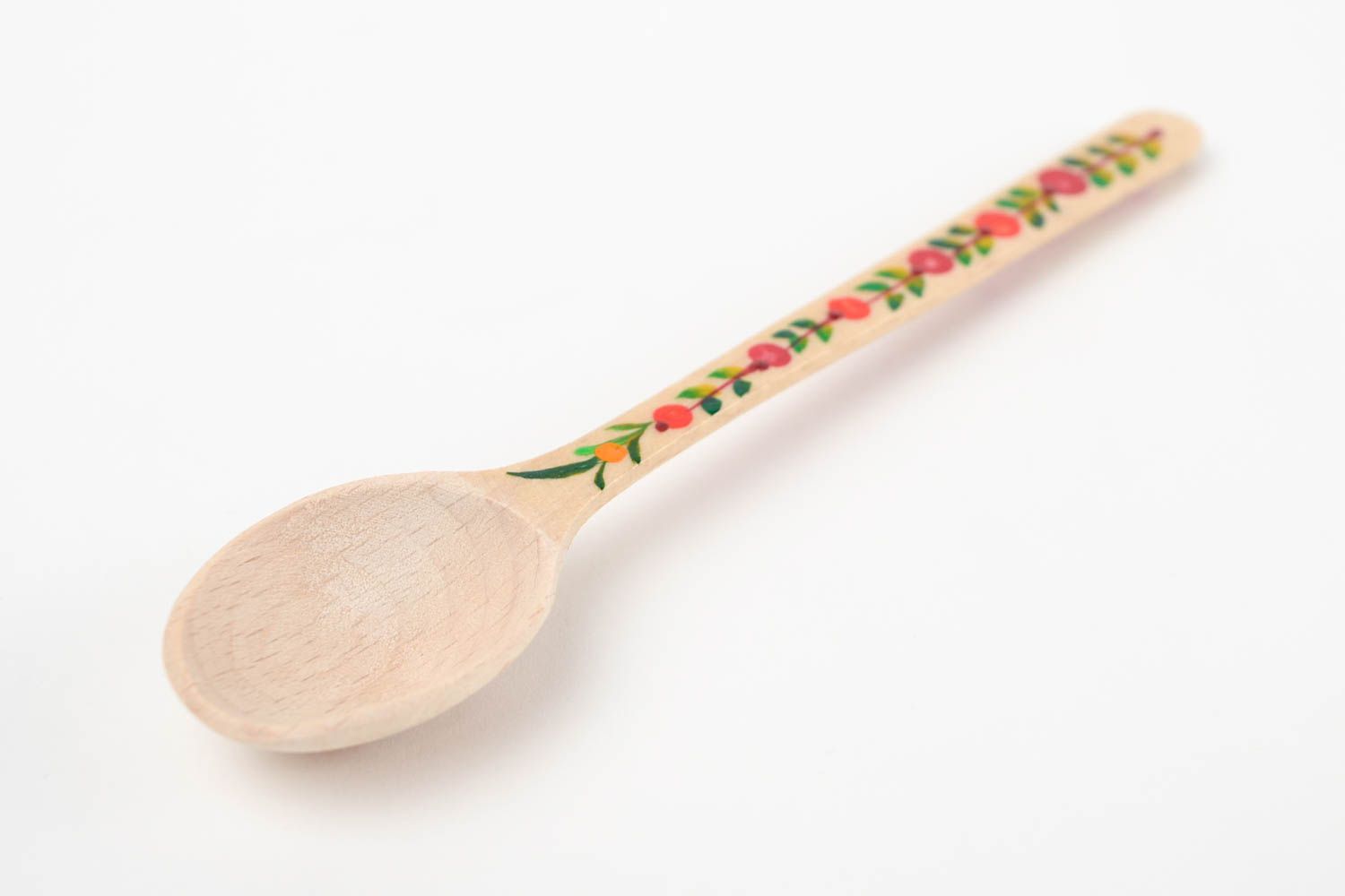 Handmade painted spoon unusual beautiful teaspoon designer ethnic spoon photo 4