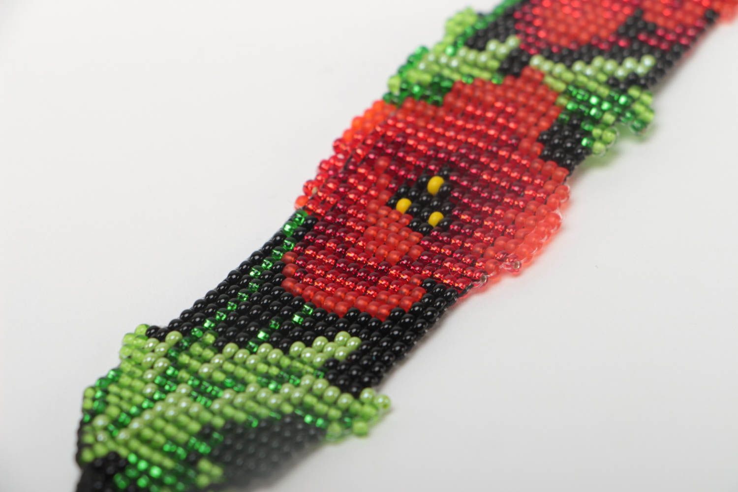 Изготовление фенечки из бисера с цветами | Уникальное рукоделие