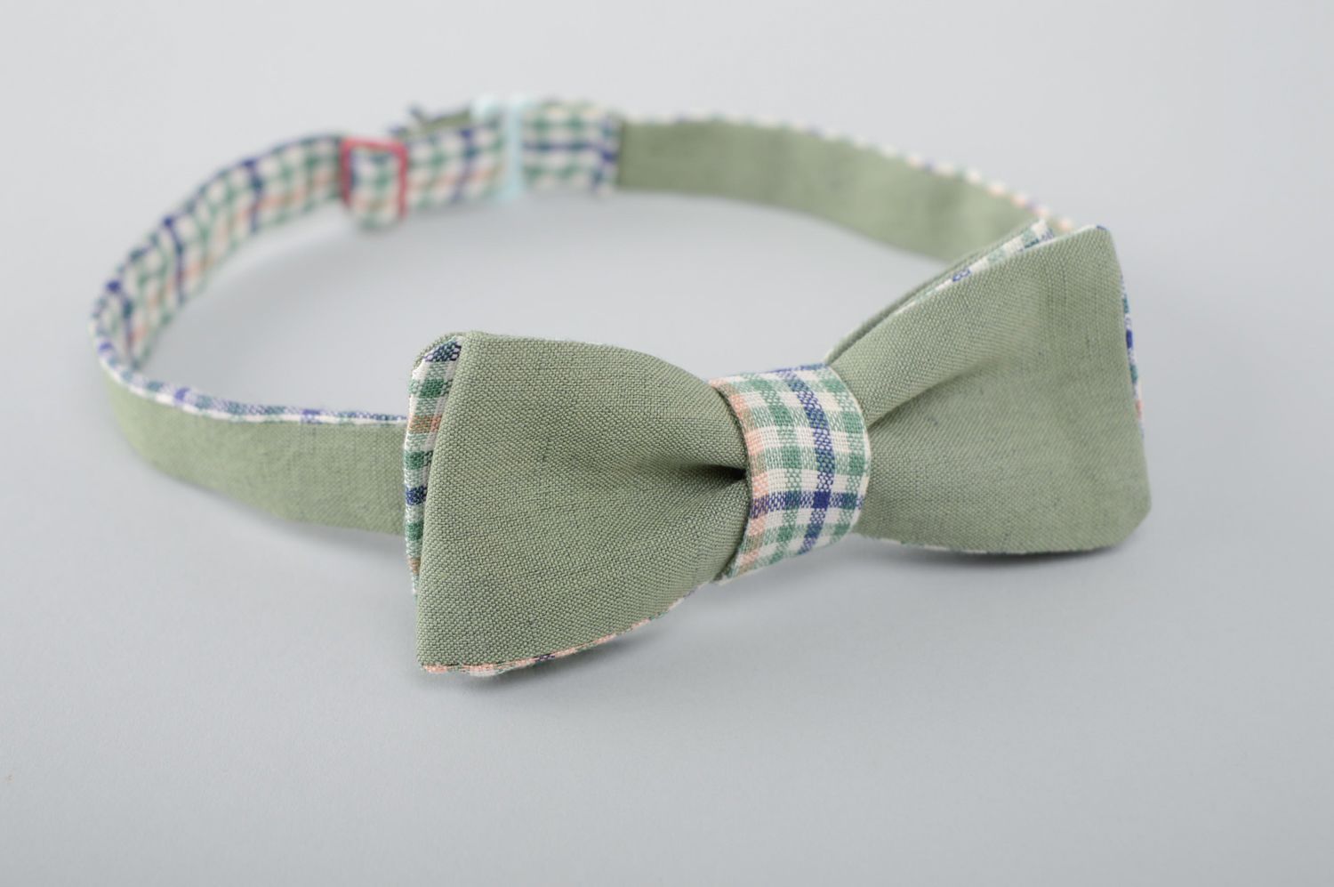 Two-sided fabric bow tie photo 1