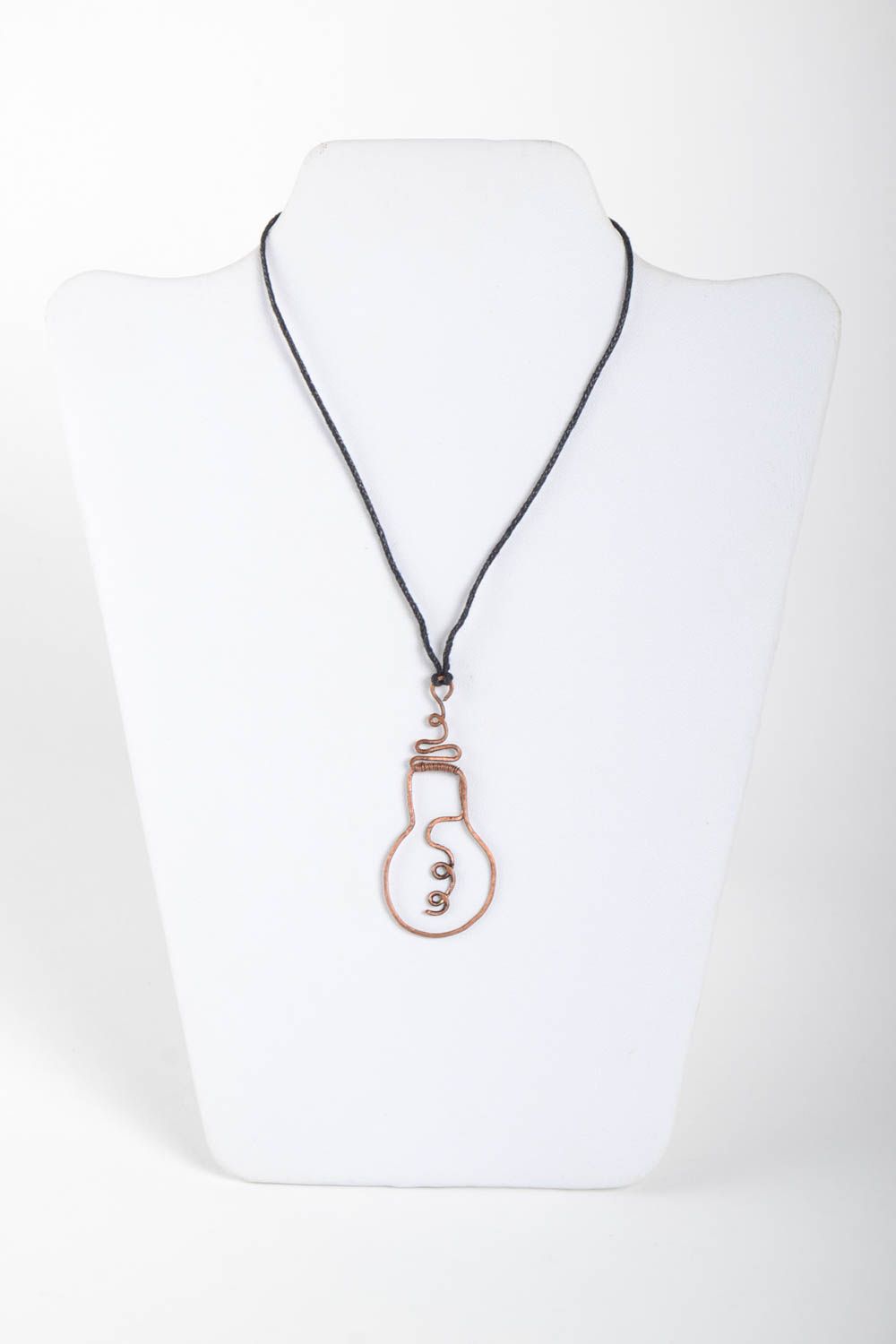 Handmade pendant copper pendant wire wrap pendant wire wrap accessories for girl photo 2