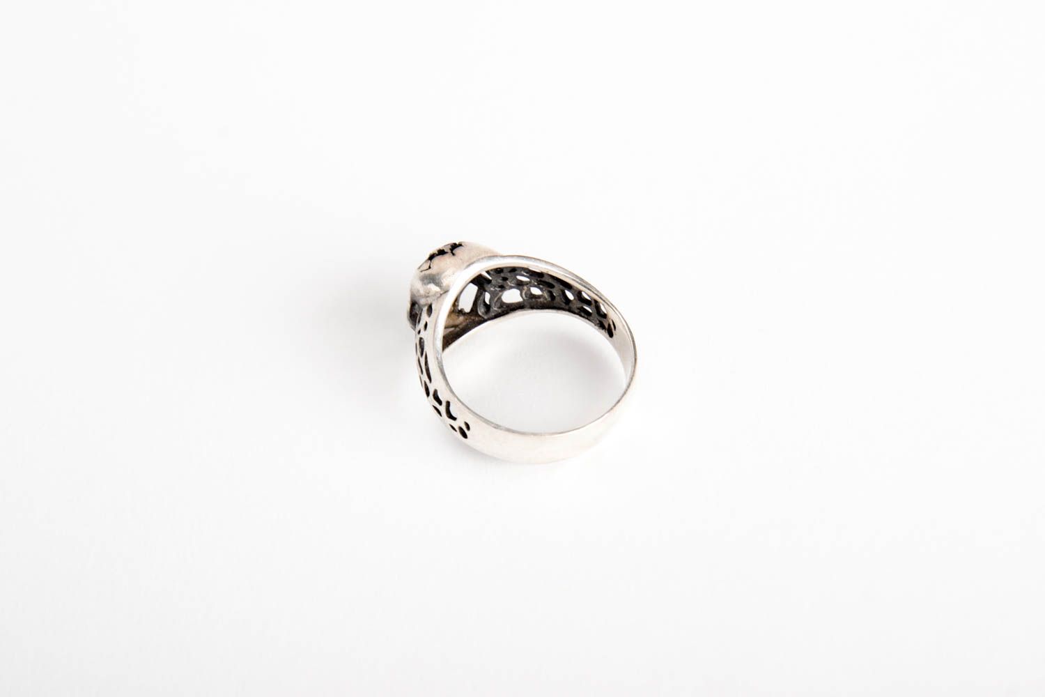Handmade silver ring unusual silver ring designer ring for men gift ideas photo 3