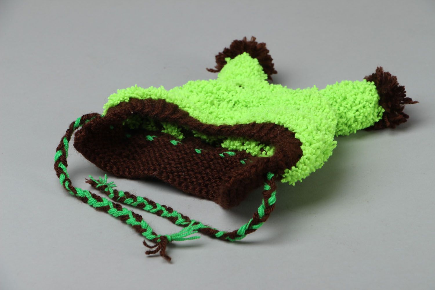 Knitted children's hat Caterpillar photo 2