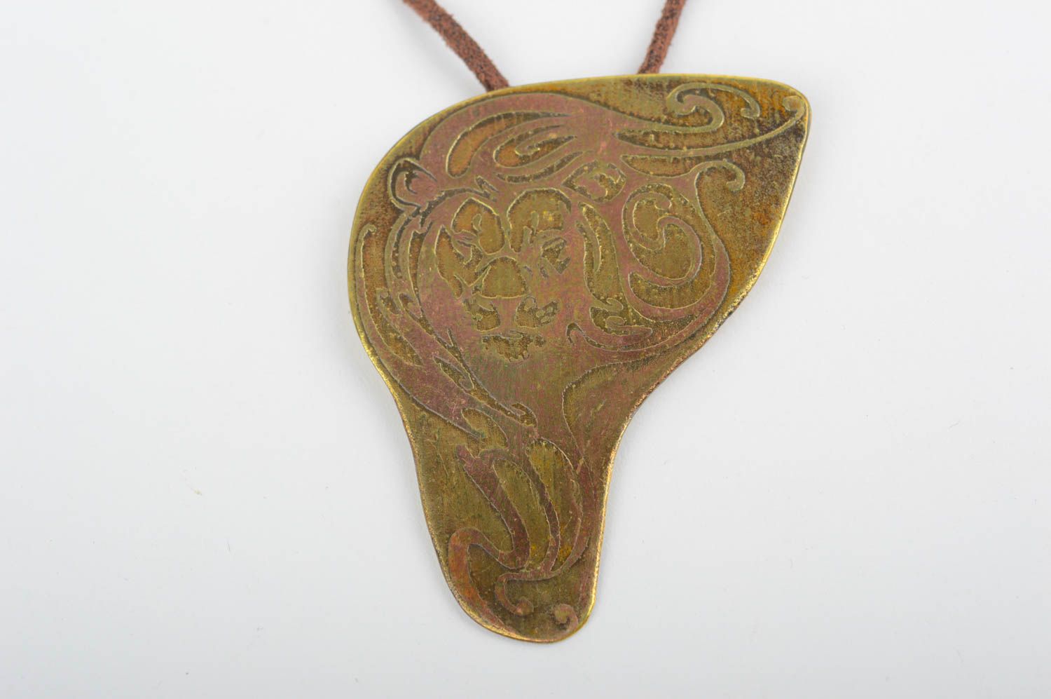 Handmade metal  bijouterie brass accessories neck pendant present for women photo 4