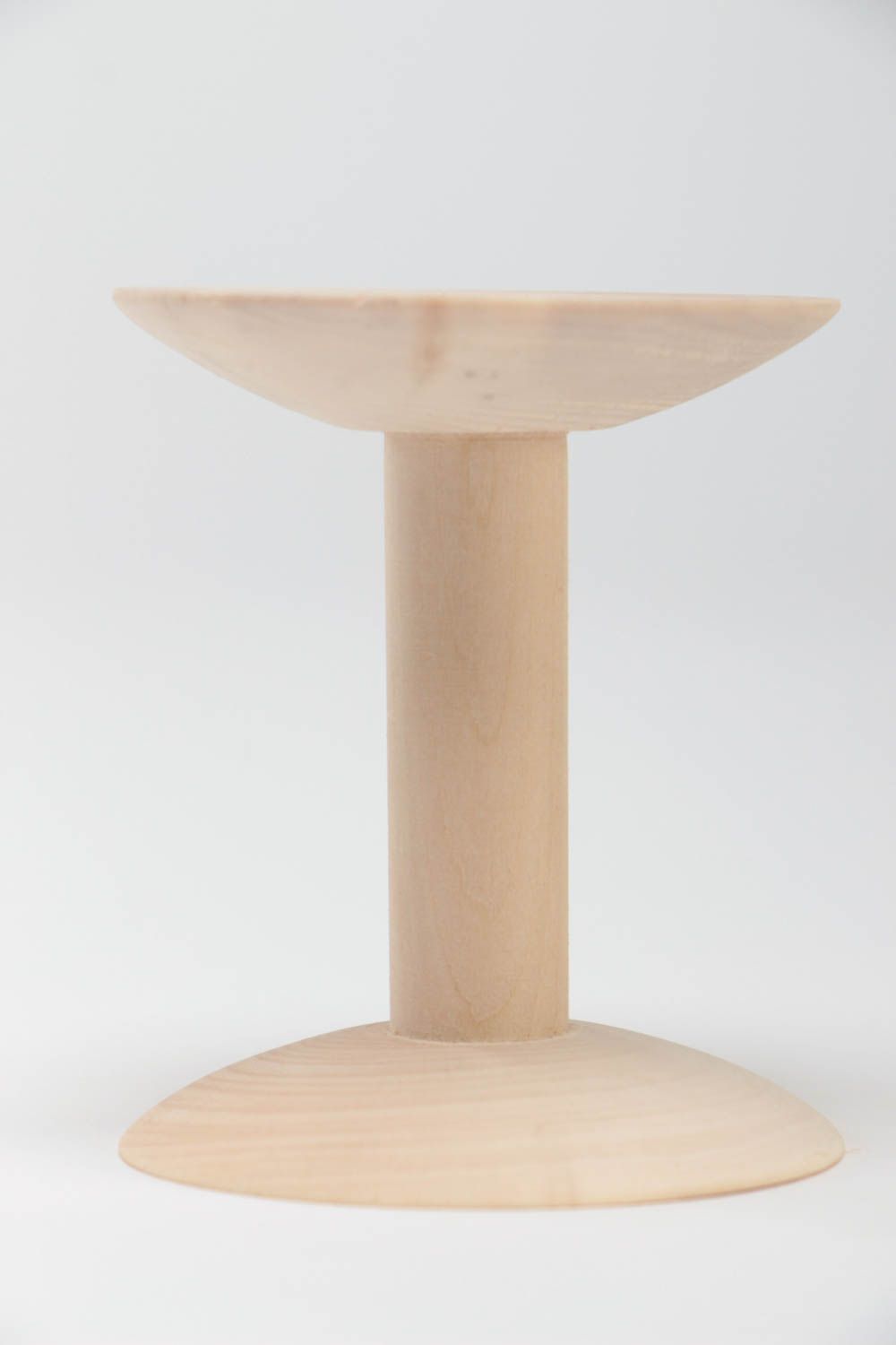 Handmade Holz Spule für Spitzen Rohling Kiefernholz zum Bemalen oder Decoupage foto 4