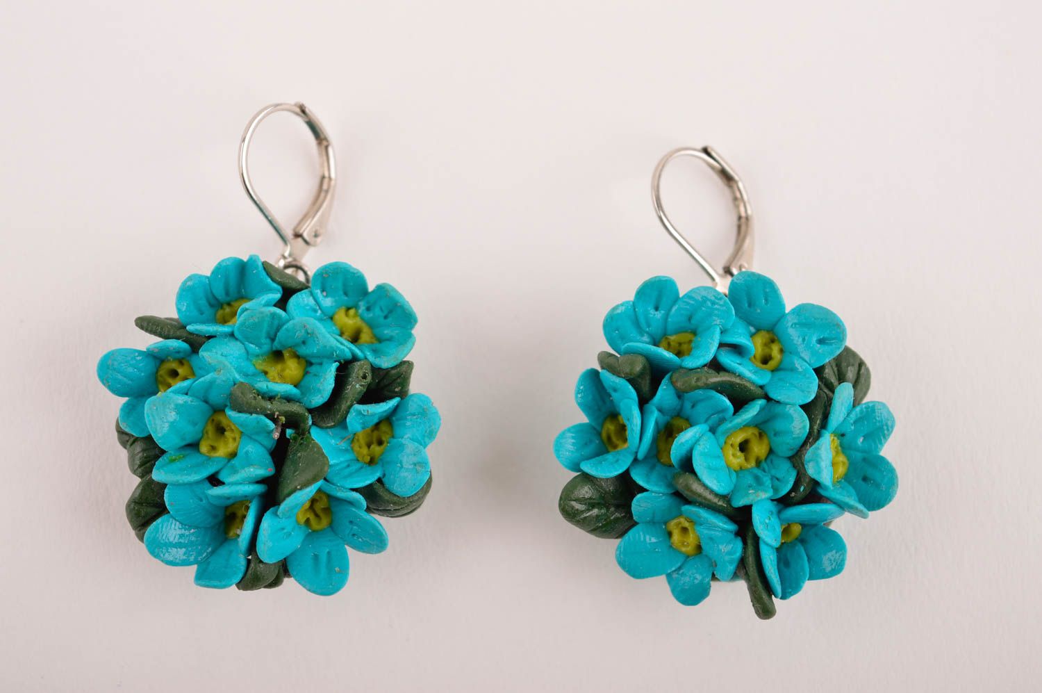 Handmade earrings polymer clay earrings unusual accessory for women gift ideas photo 3