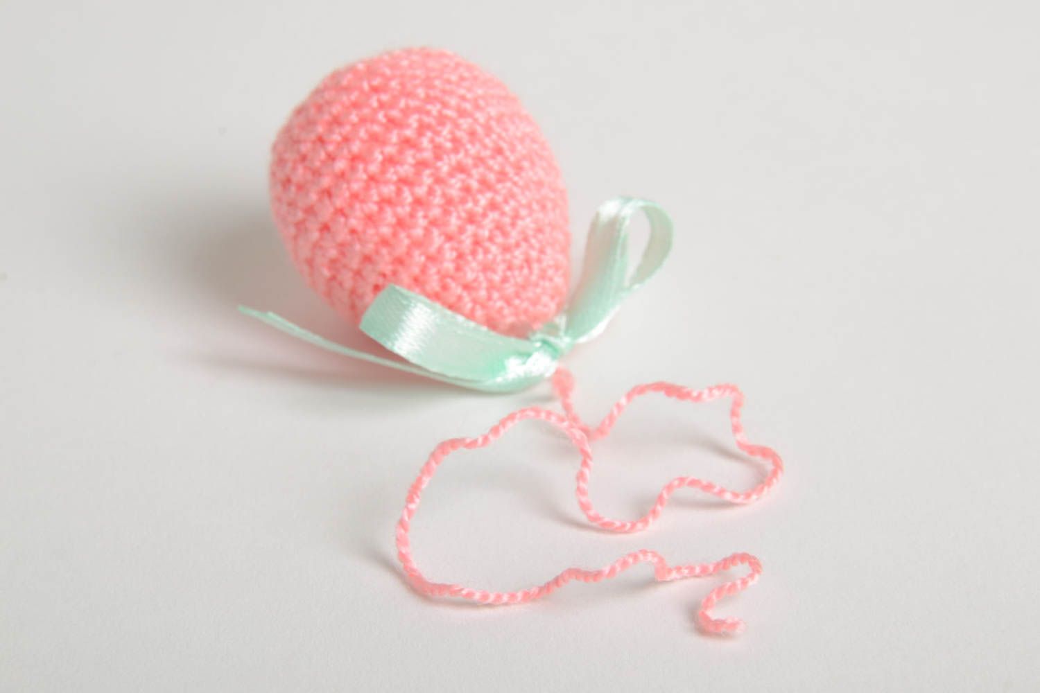 Unusual handmade Easter wall hanging crochet egg house and home gift ideas photo 3