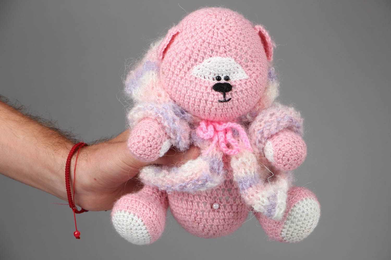 Knitted bear photo 4