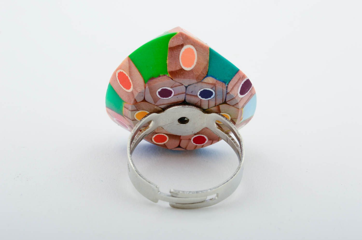 Ring Geschenk handmade Schmuck Modeschmuck Ring Damen Schmuck aus Buntstiften foto 5