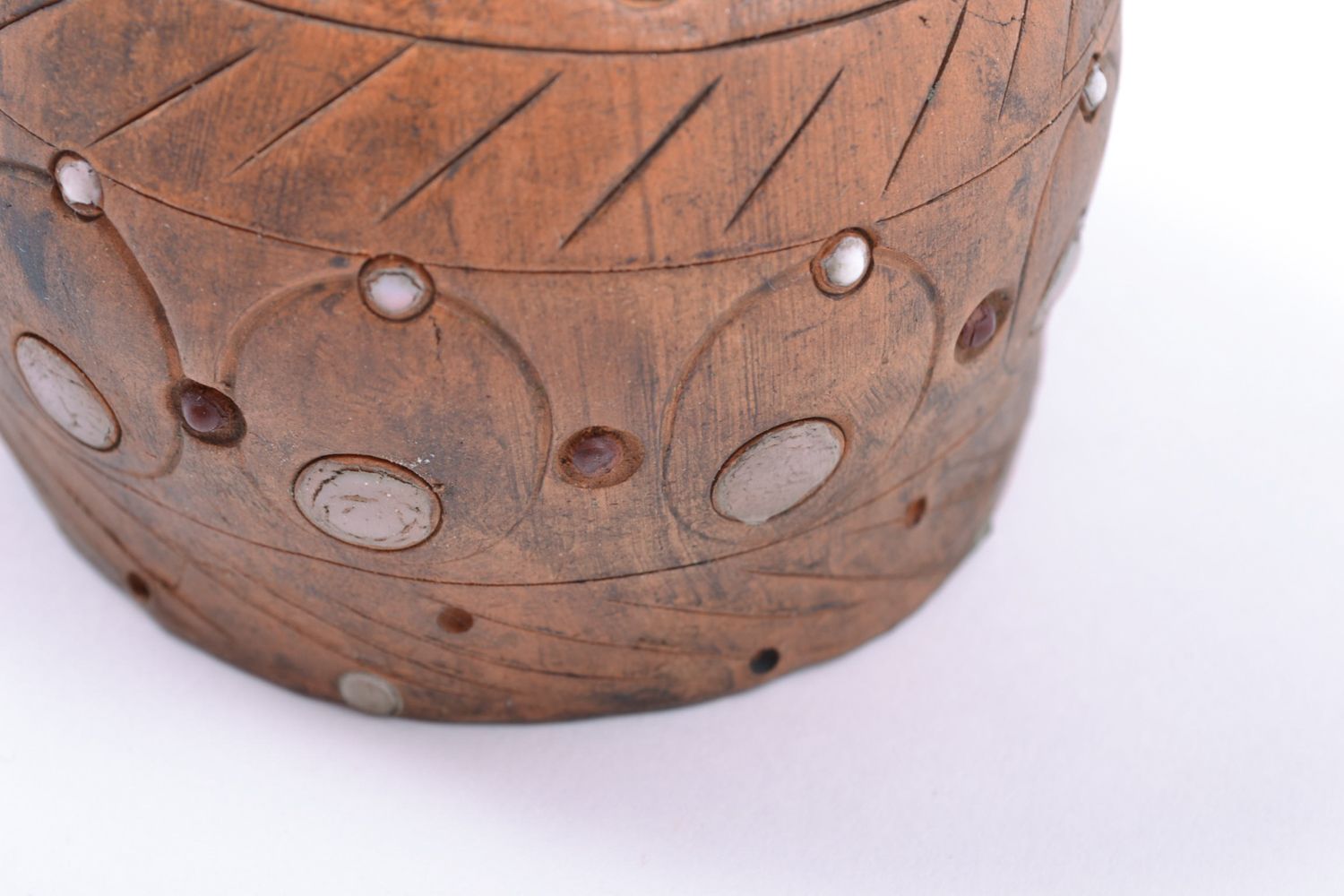 Handmade designer ceramic bell photo 4