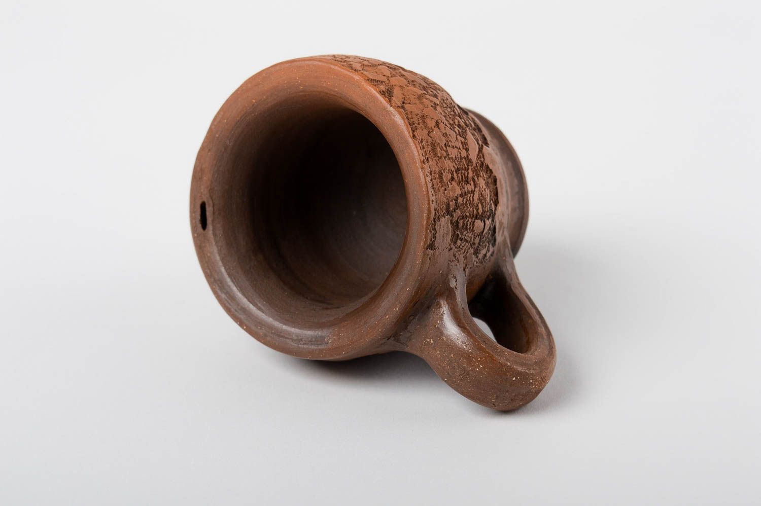 Tee Tasse handmade Flöte aus Ton Keramik Geschirr originelles Geschenk schön foto 3
