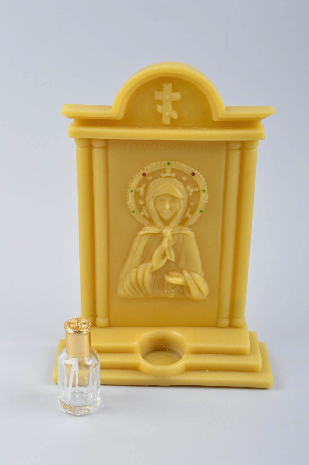 Icono ortodoxo hecho a mano cuadro religioso  regalo para mujer Santa Matrona foto 8