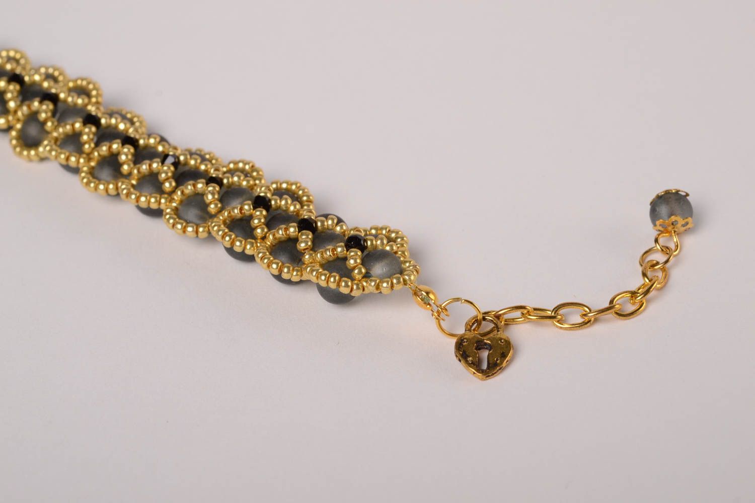 Bracciale di perline fatto a mano braccialetto bello da polso per donna
 foto 5