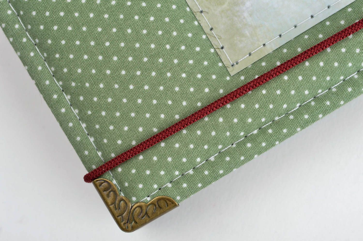 Handmade green designer notebook beautiful dairy cute stylish organizer photo 5