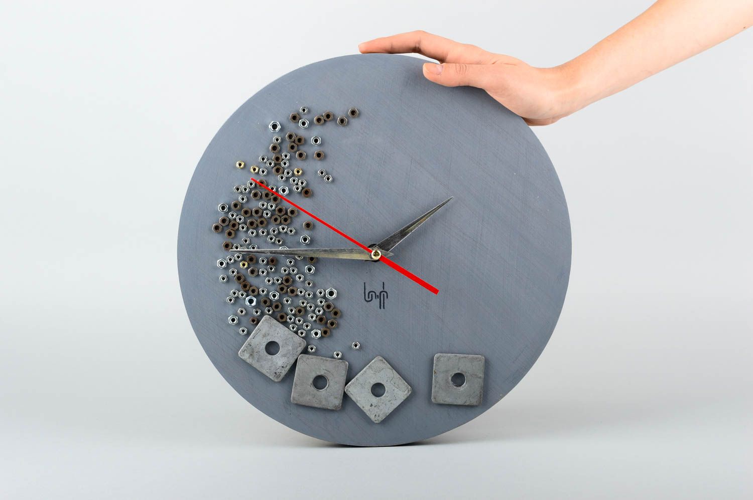 Reloj de decoración hecho a mano decoración de interior regalo original foto 1
