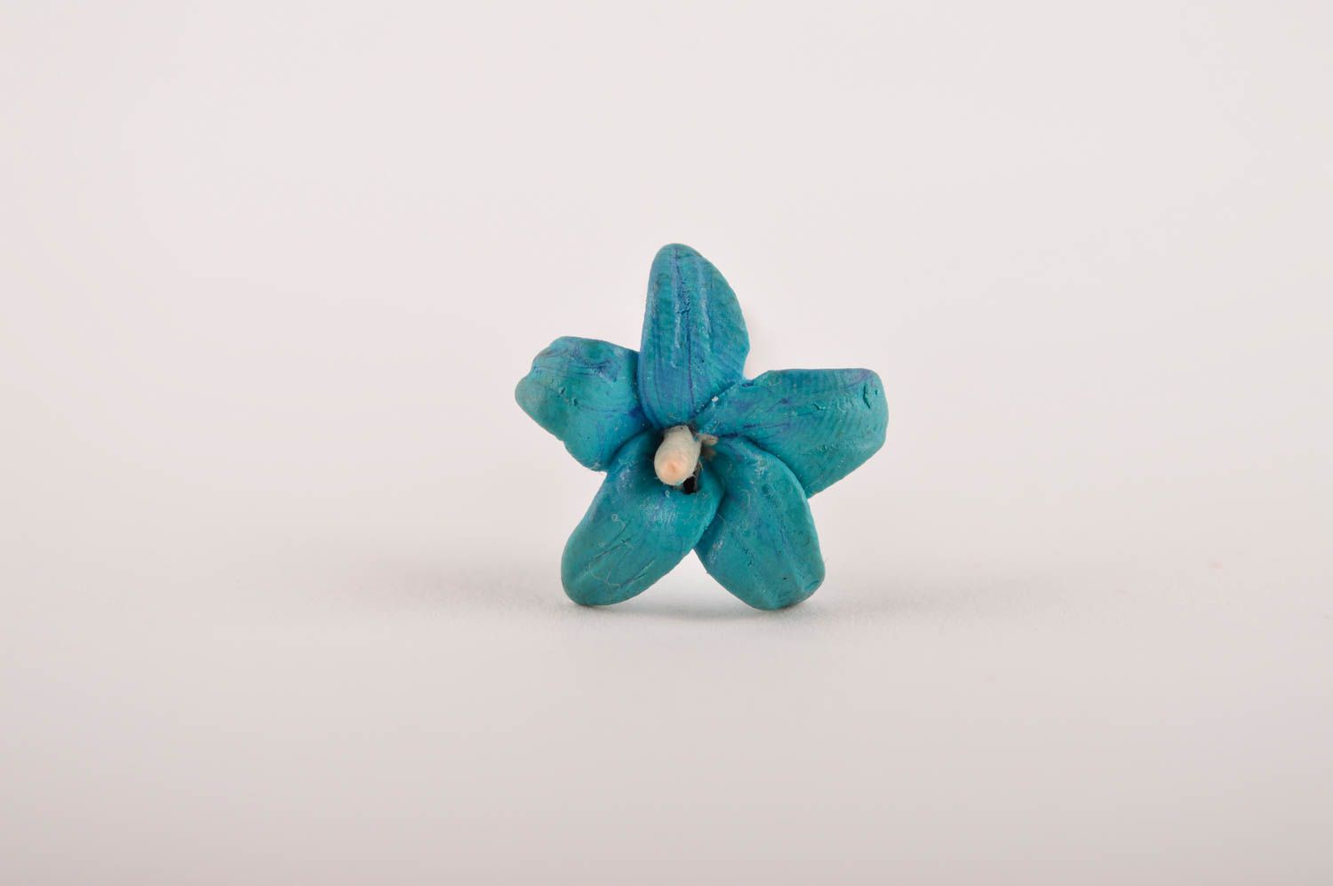 Handmade hair pin designer hair pin with flower unusual accessories gift ideas photo 3