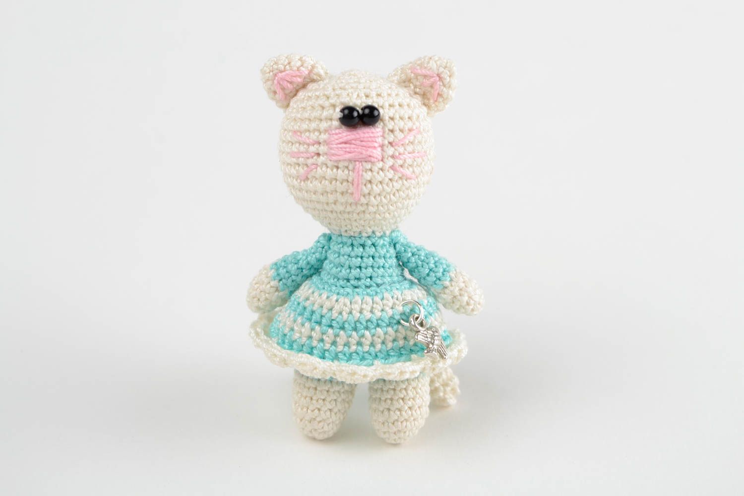 Juguete de peluche artesanal animalito tejido a crochet regalo para niños foto 3