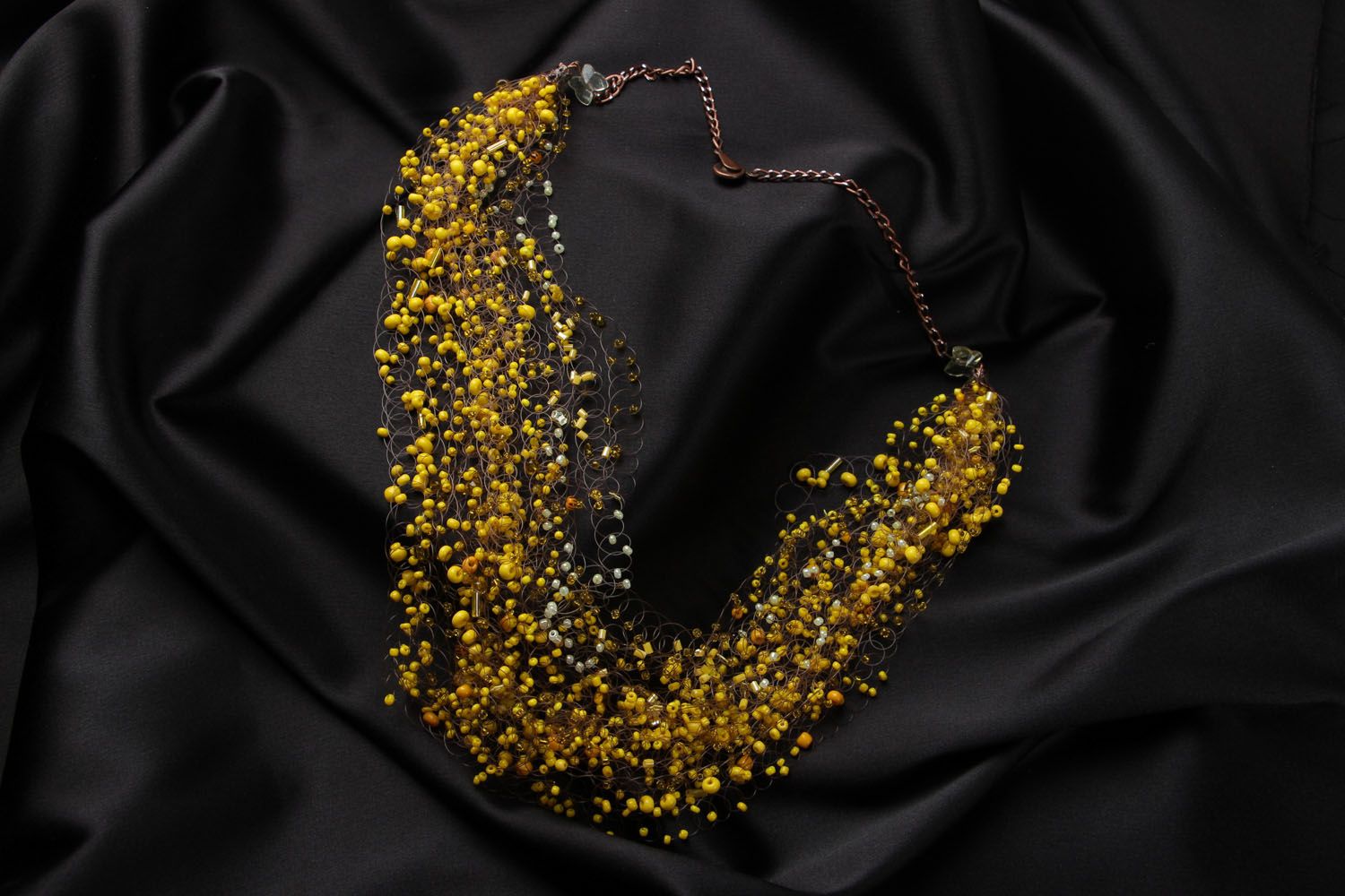 Collar original de abalorios “Mimosa” foto 1