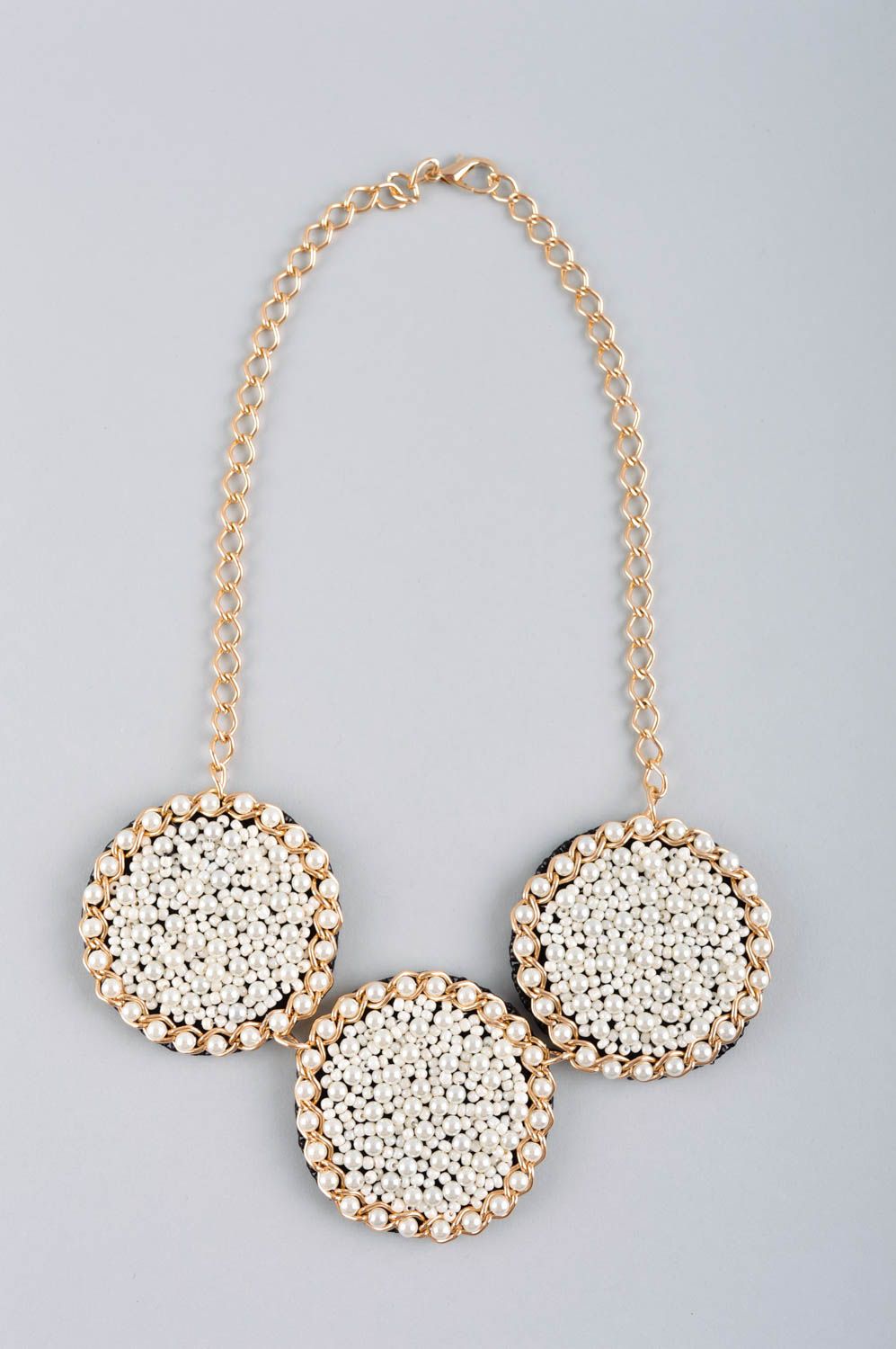 Stylish handmade beaded necklace womens necklace design beautiful jewellery photo 3