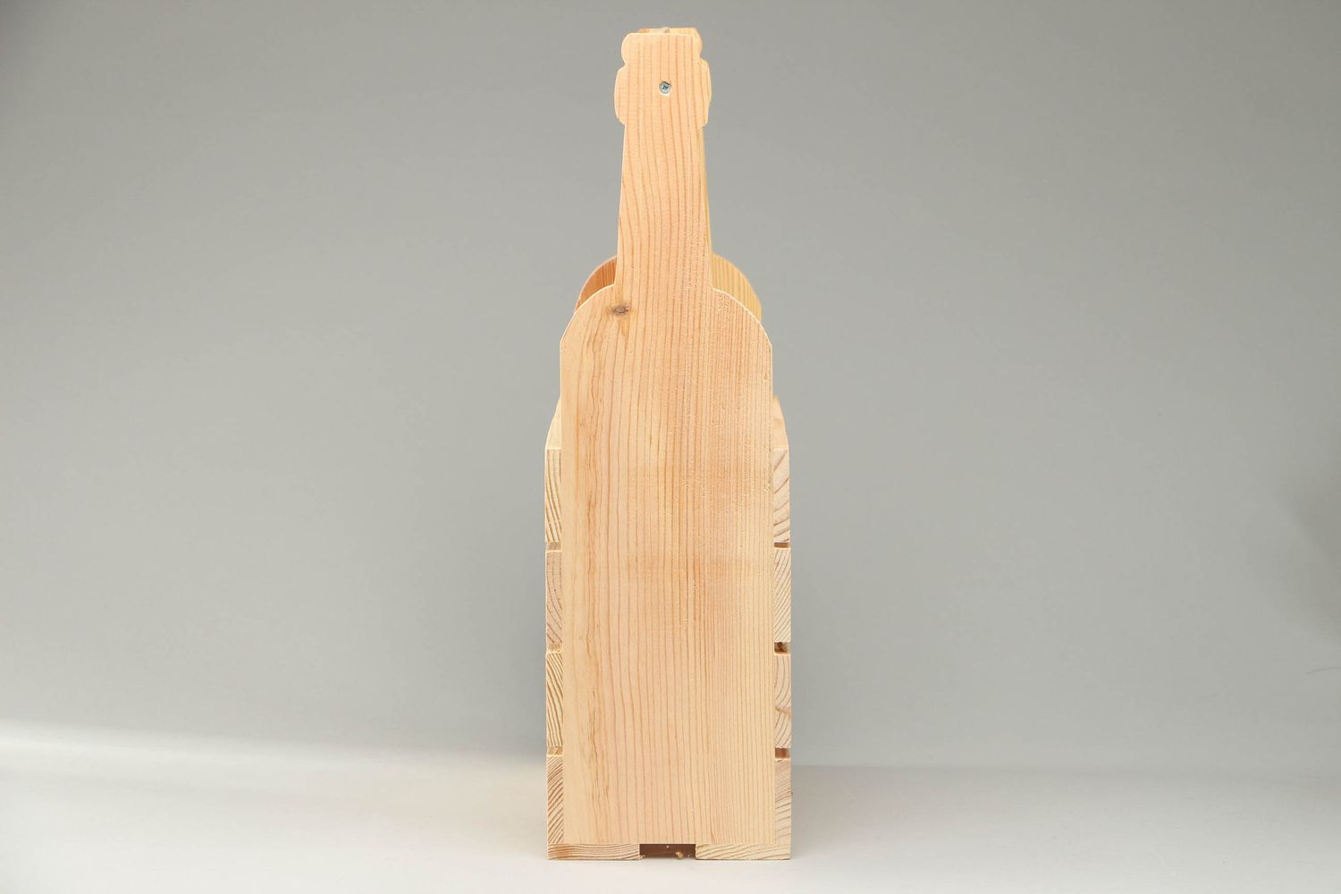 Flaschenhalter aus Holz zum Bemalen foto 2