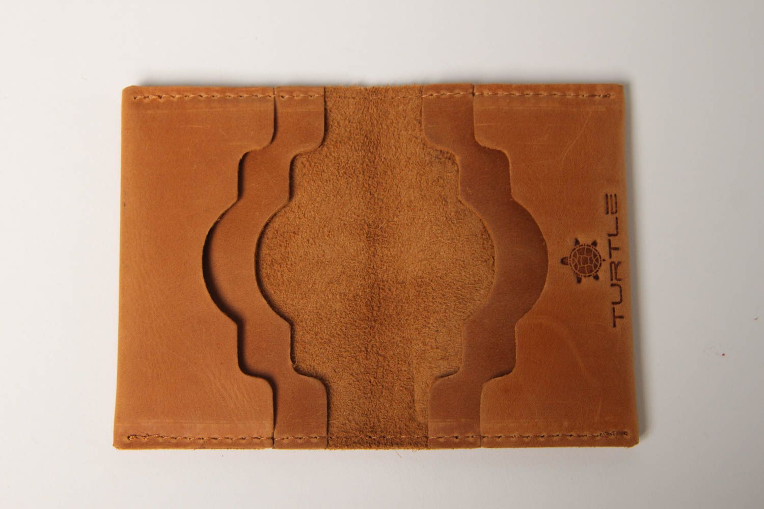 Beautiful handmade card holder leather goods business card holder gift ideas photo 3