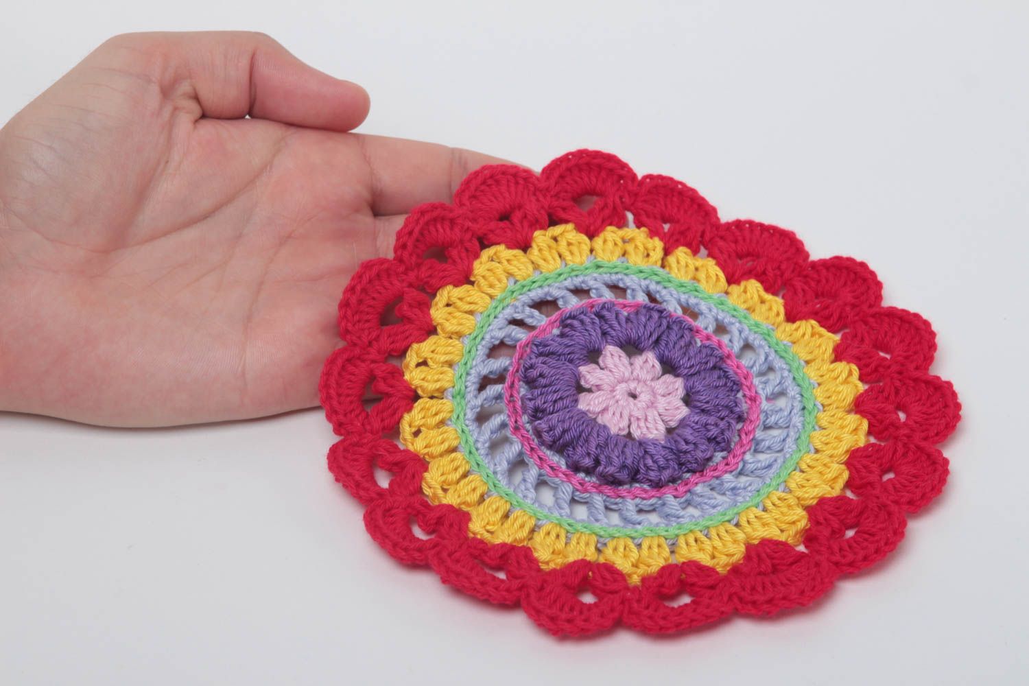 Beautiful handmade pot holder crochet potholder designs kitchen accessories photo 5