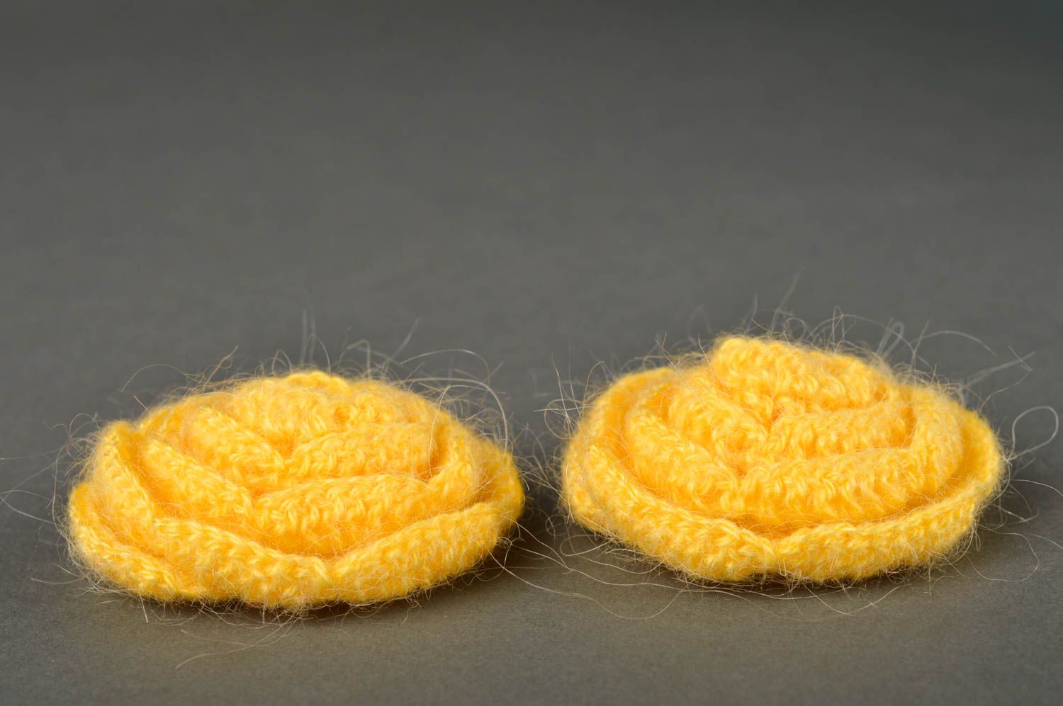 Gomas para el pelo artesanales accesorios para niñas regalo original amarillas foto 4