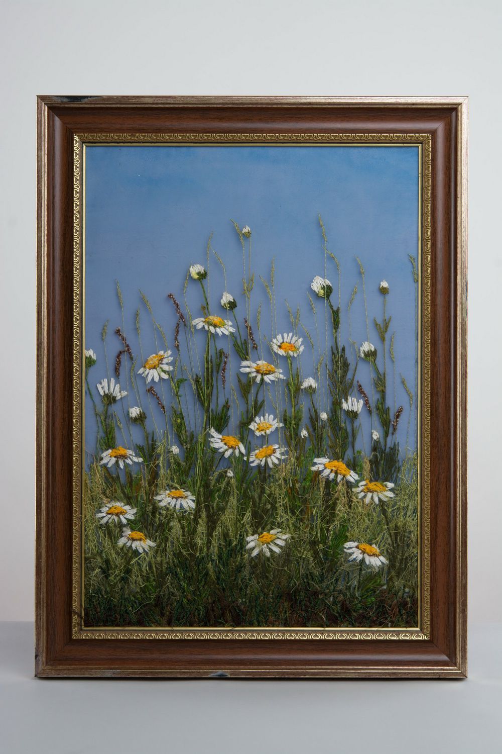 Wall painting Camomile Field photo 2
