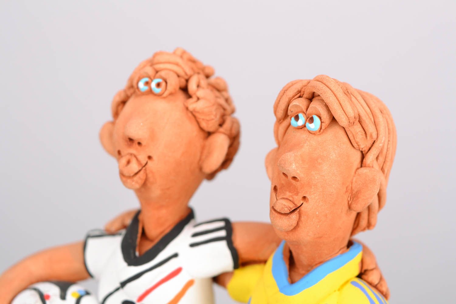 Unusual figurine Football Players photo 4
