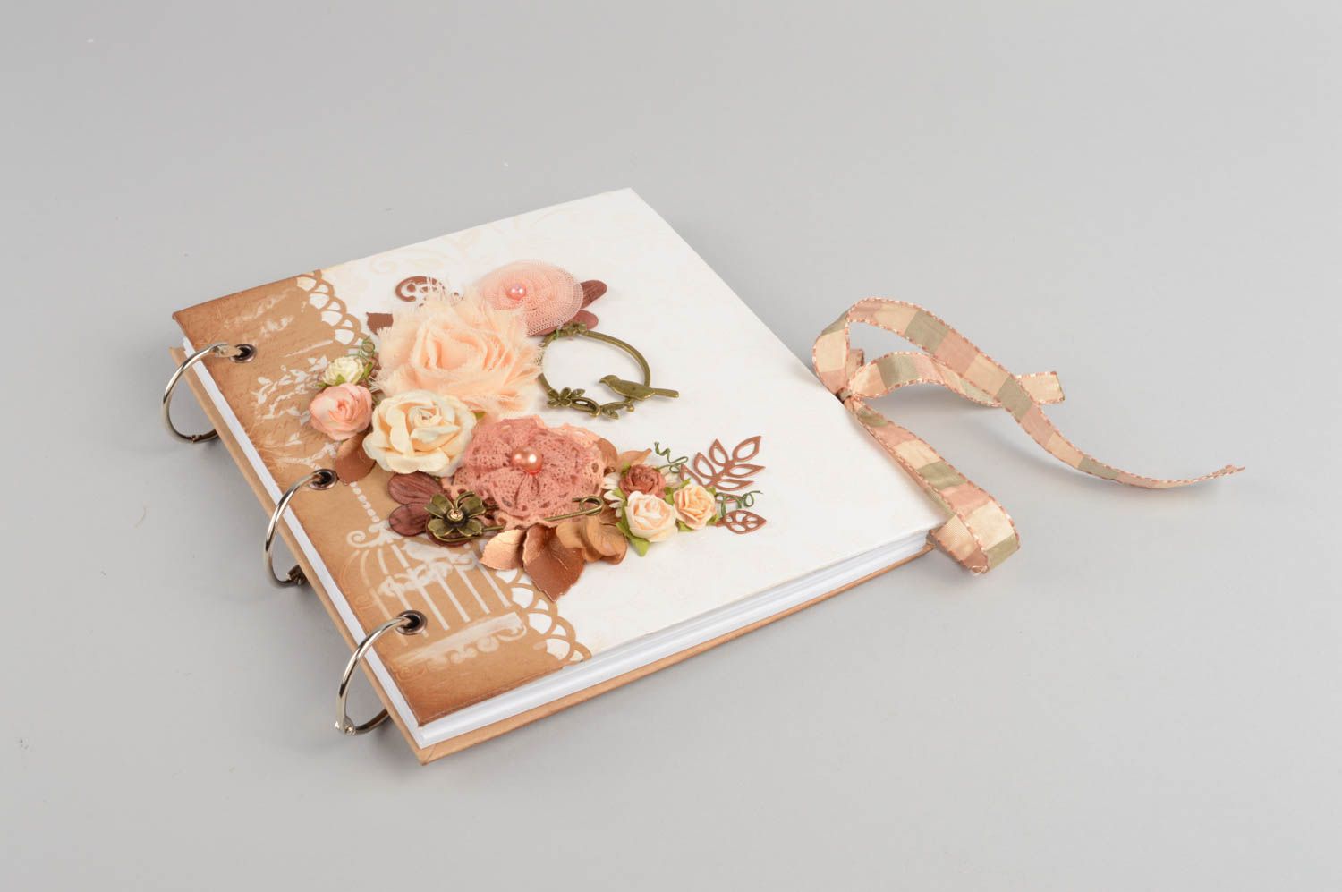 Álbum de boda para felicitaciones hecho a mano scrapbooking para 50 hojas foto 2