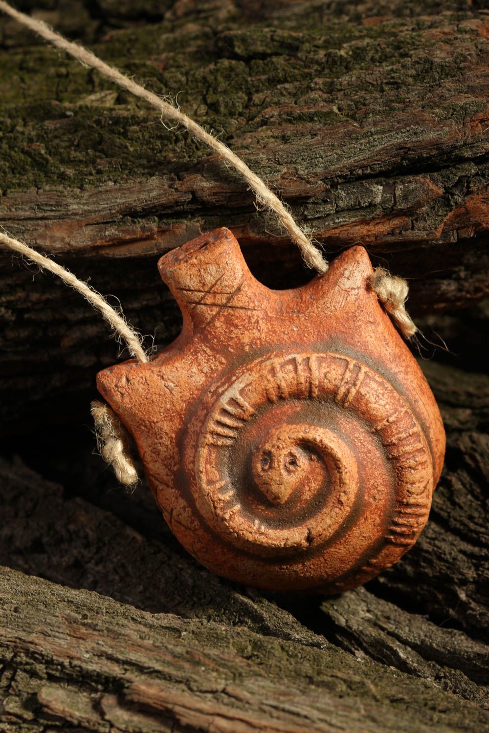 Handmade pendant clay pendant for women gift ideas unusual accessories photo 1
