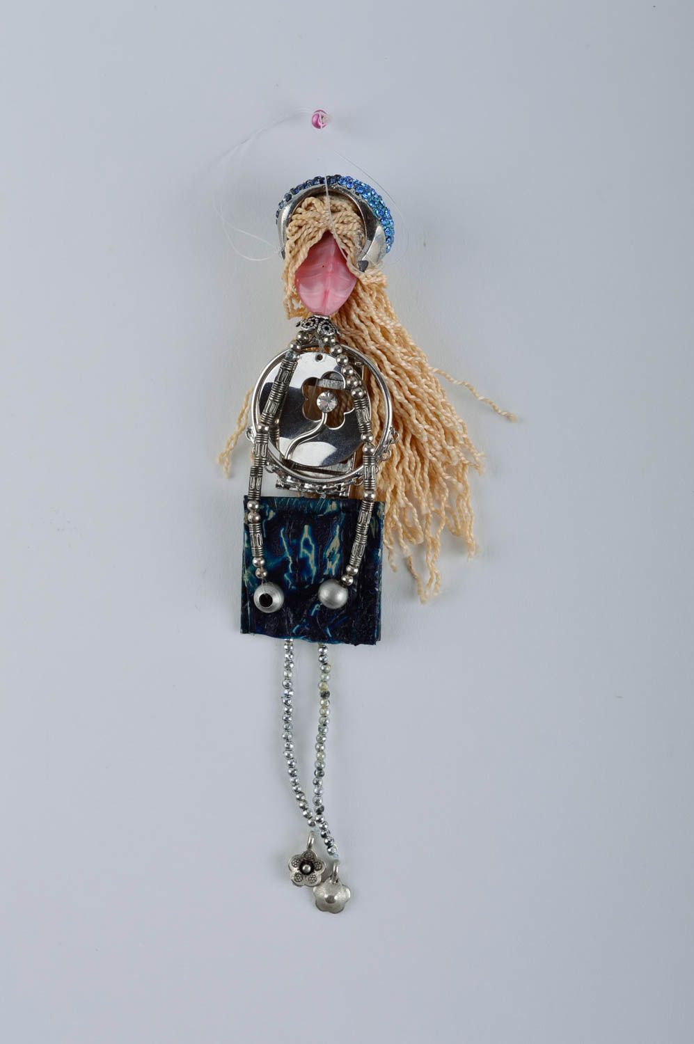 Muñeco de autor hecho a mano juguete decorativo estiloso souvenir original foto 2