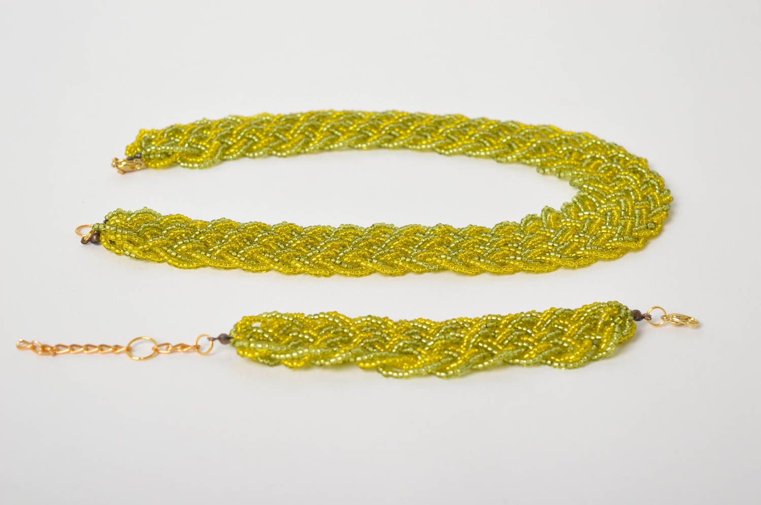 Stylish handmade beaded necklace beaded wrist bracelet fashion trends for her photo 5