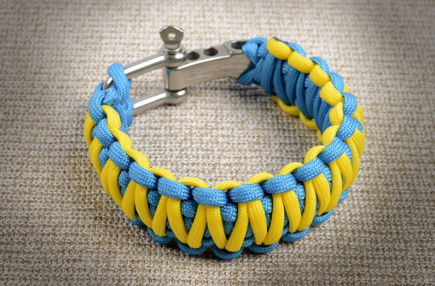 Beautiful handmade woven bracelet cord bracelet designs survival bracelet photo 5