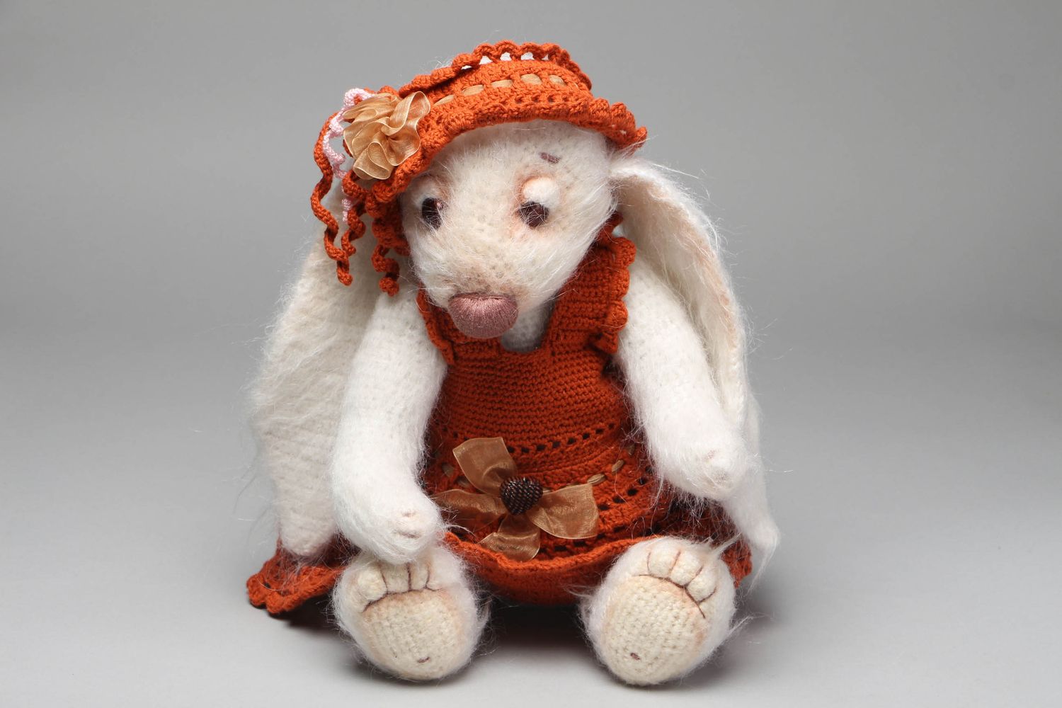 Handmade crochet toy Bunny Meggie photo 1