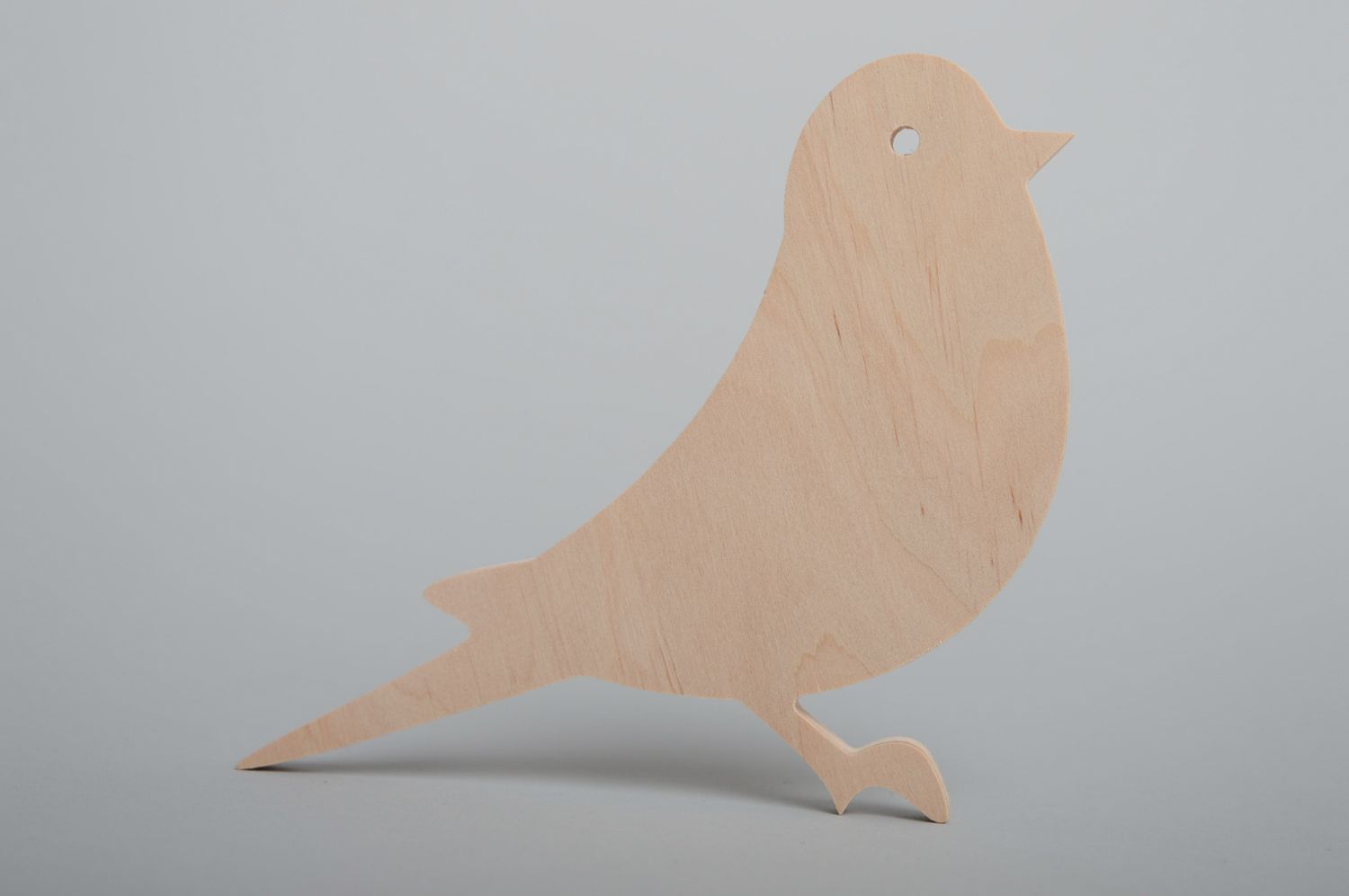Oiseau en bois brut fait main à décorer  photo 5