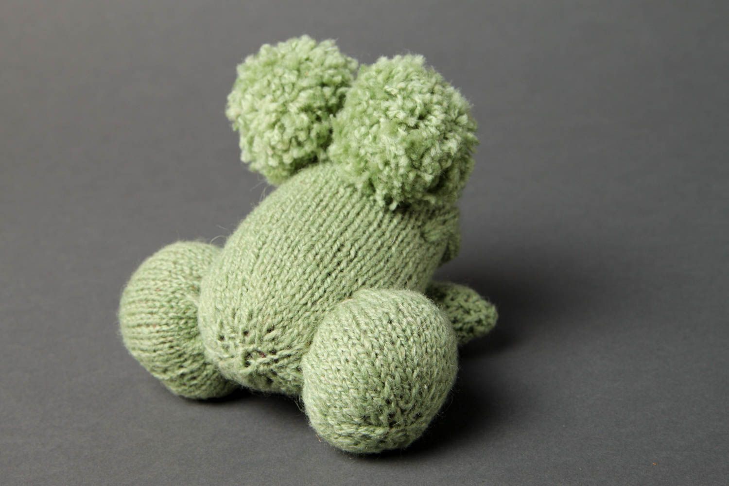 Handmade Frosch Spielzeug Stoff Kuscheltier Deko Ideen Haus Geschenk für Kind foto 4