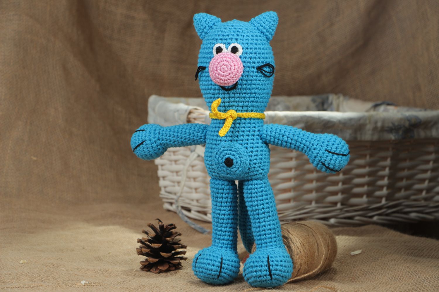 Soft crochet toy Cat Tubic photo 5