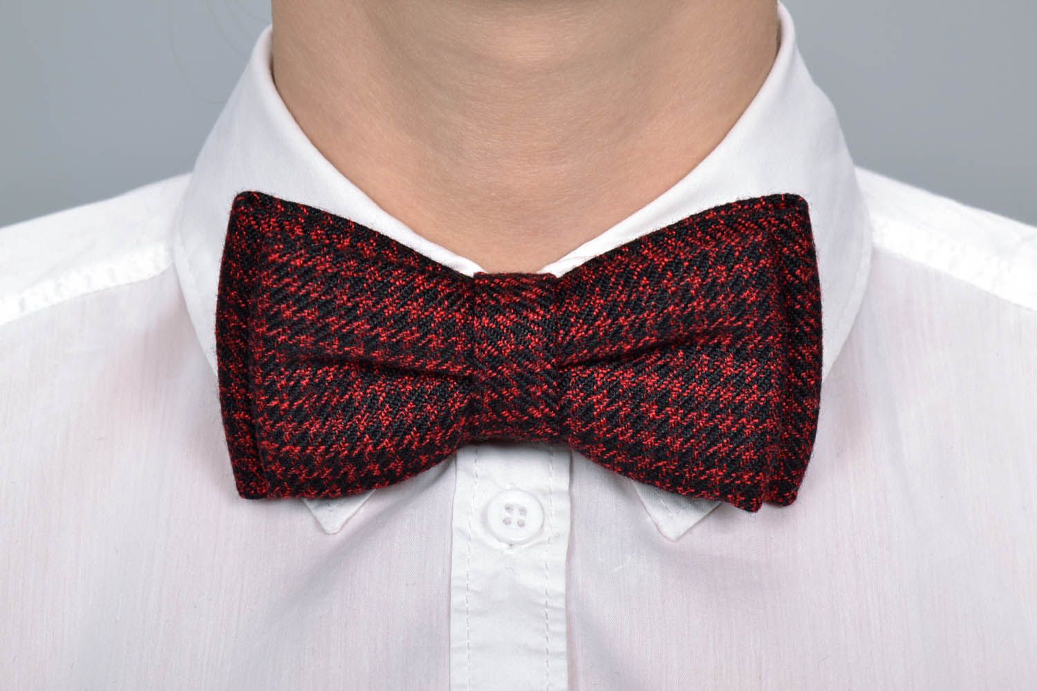 Red and Black Bow Tie photo 5