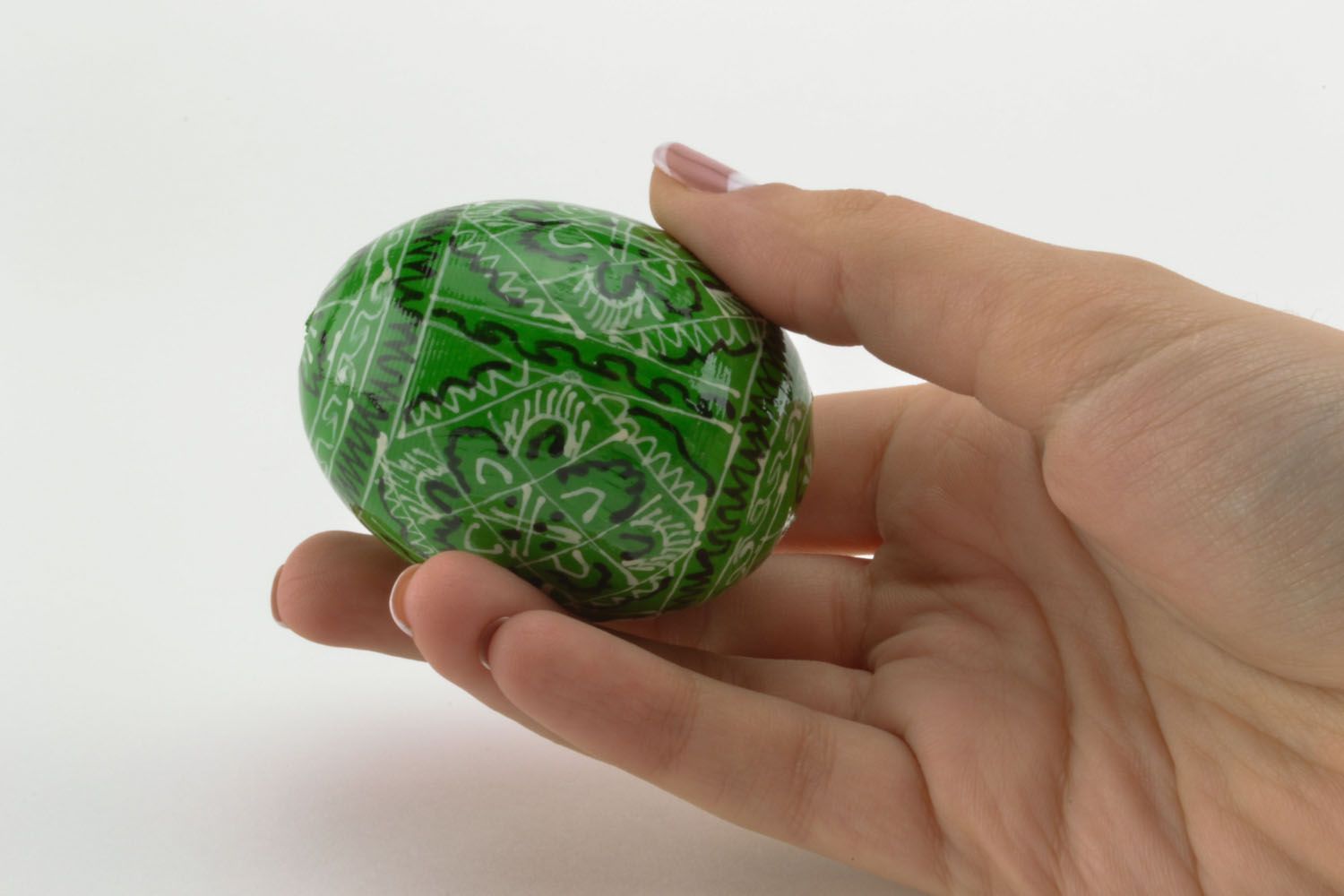 Huevo de Pascua de madera foto 3