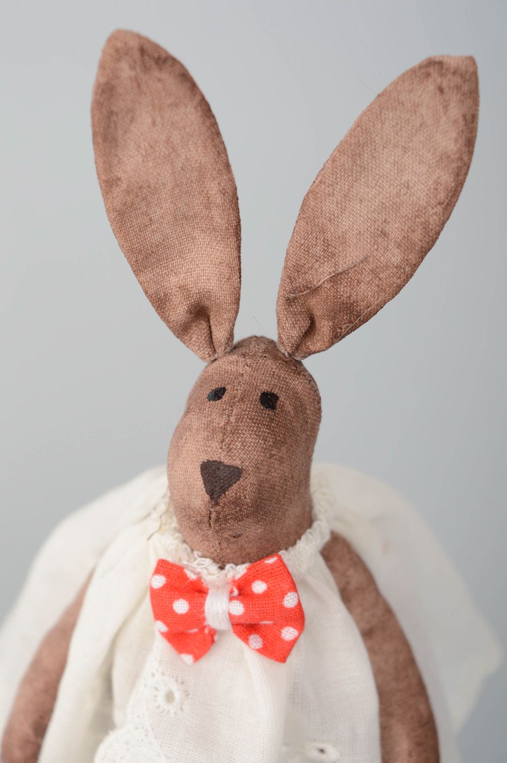 Designer soft toy Rabbit in Dress photo 2