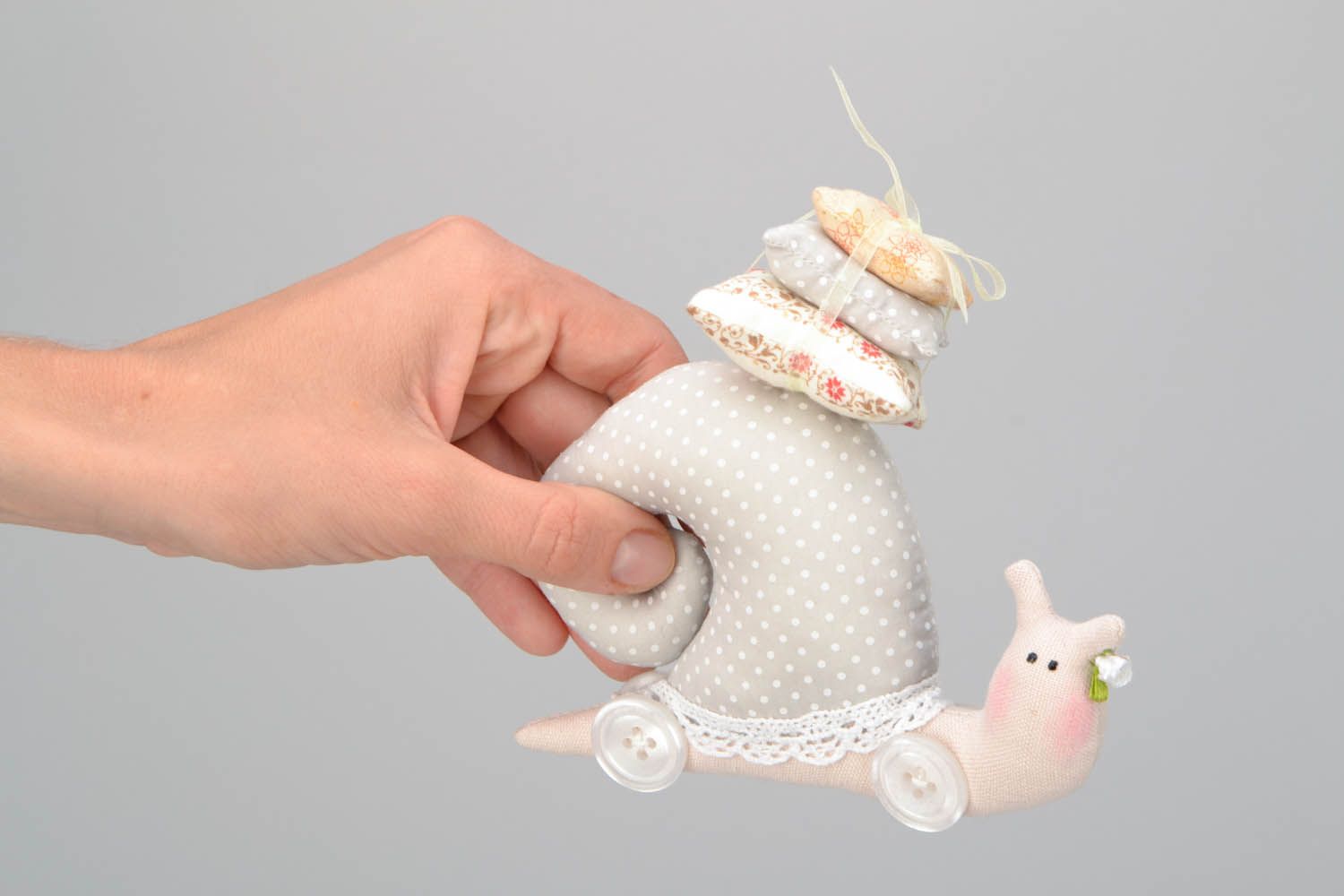 Handmade textile toy for interior photo 2