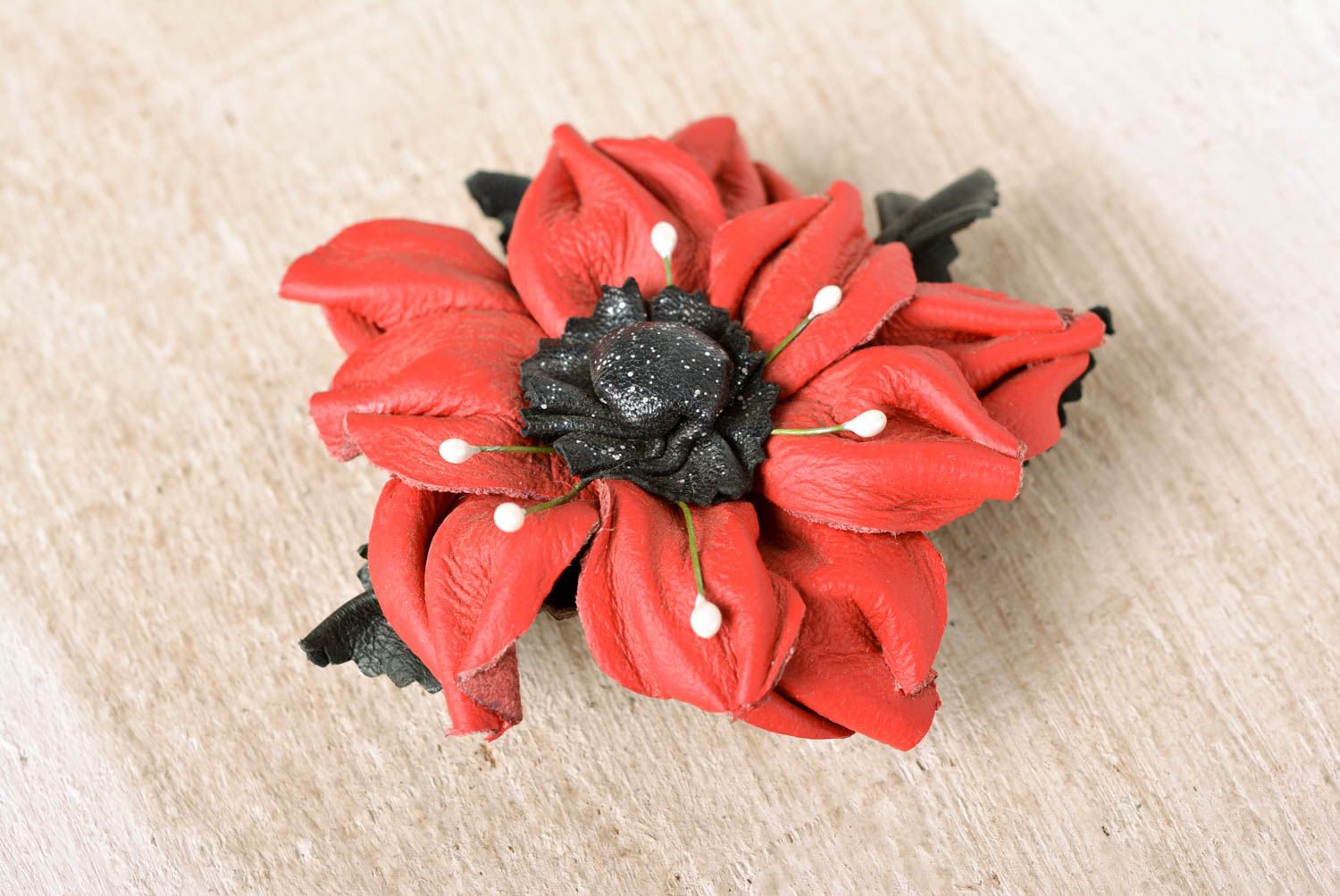 Schmuck Brosche handmade Haarspange Blume Designer Schmuck Frauen Geschenk foto 1
